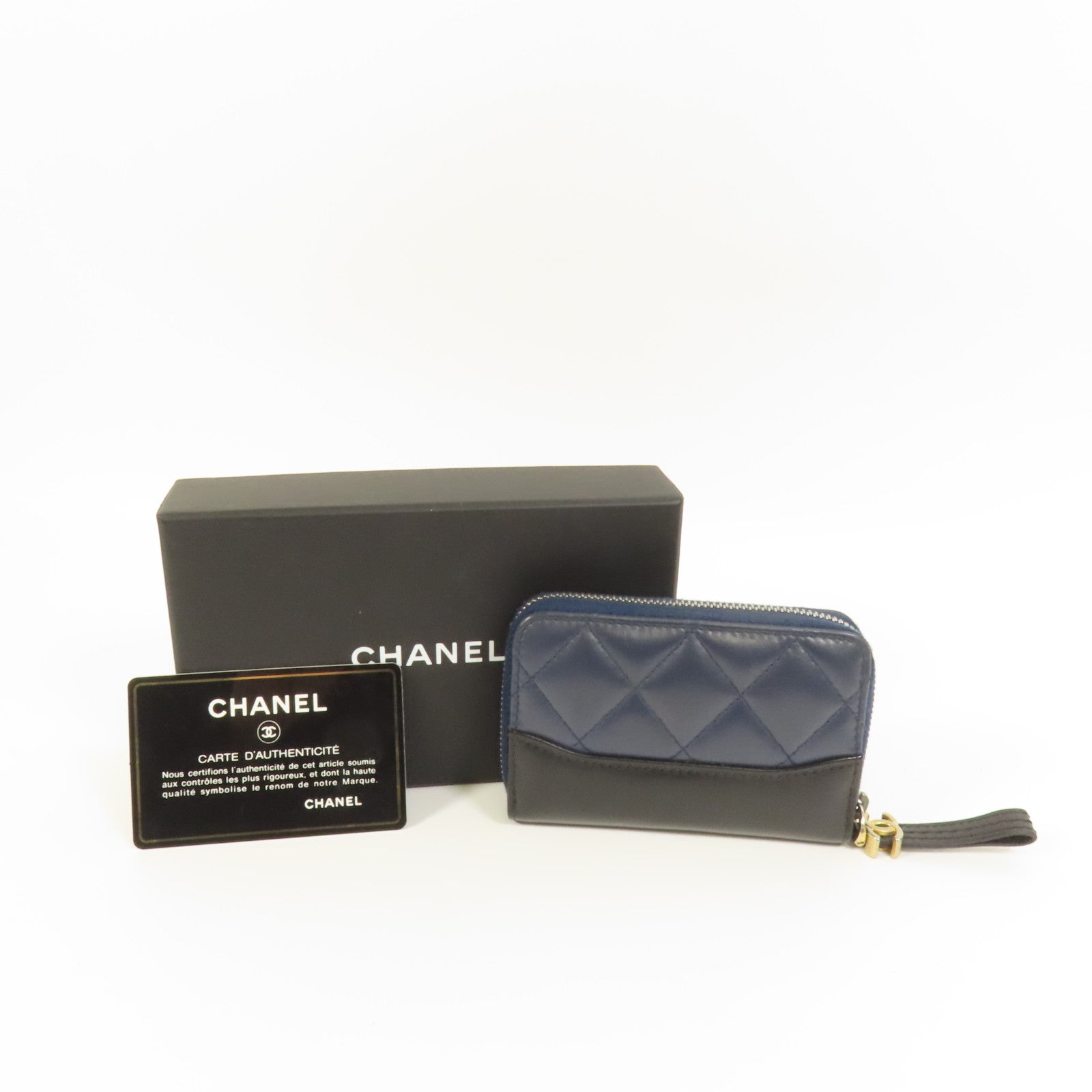 CHANEL 牛皮皮革Card Case金扣卡片套