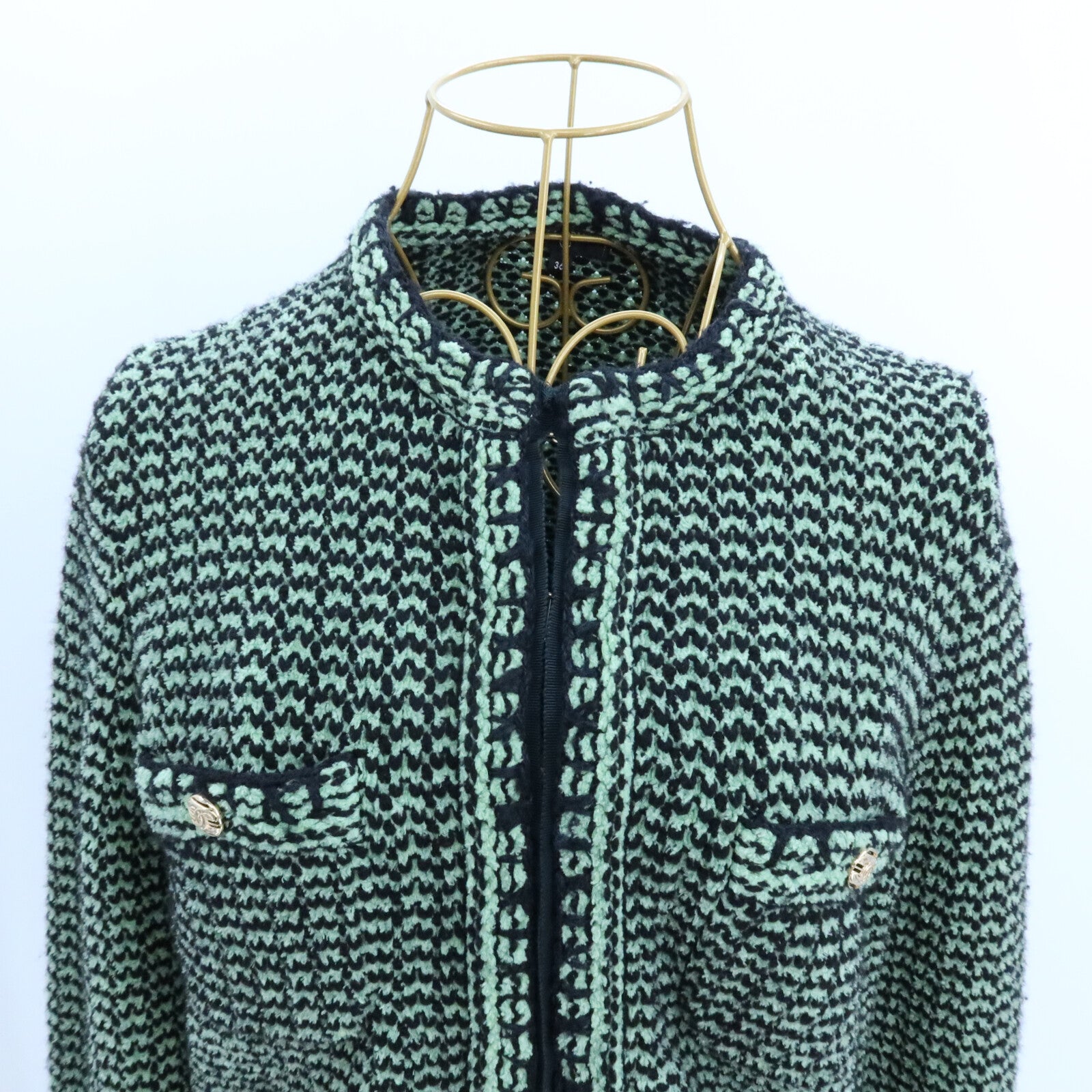 CHANEL Cashmere/Cotton Knitwear Jacket外套