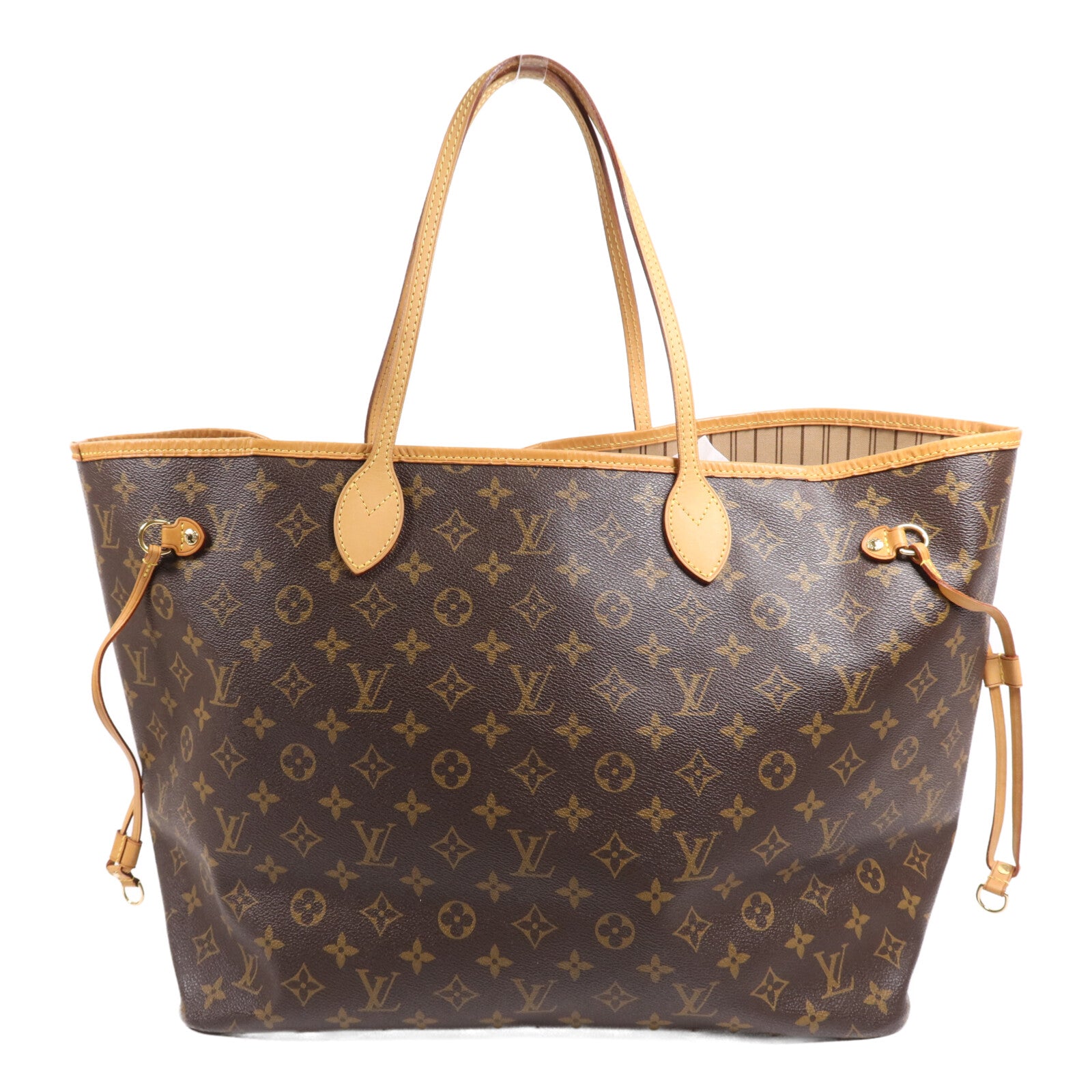 LOUIS VUITTON Monogram Neverfull GM Tote Bag金扣肩背袋