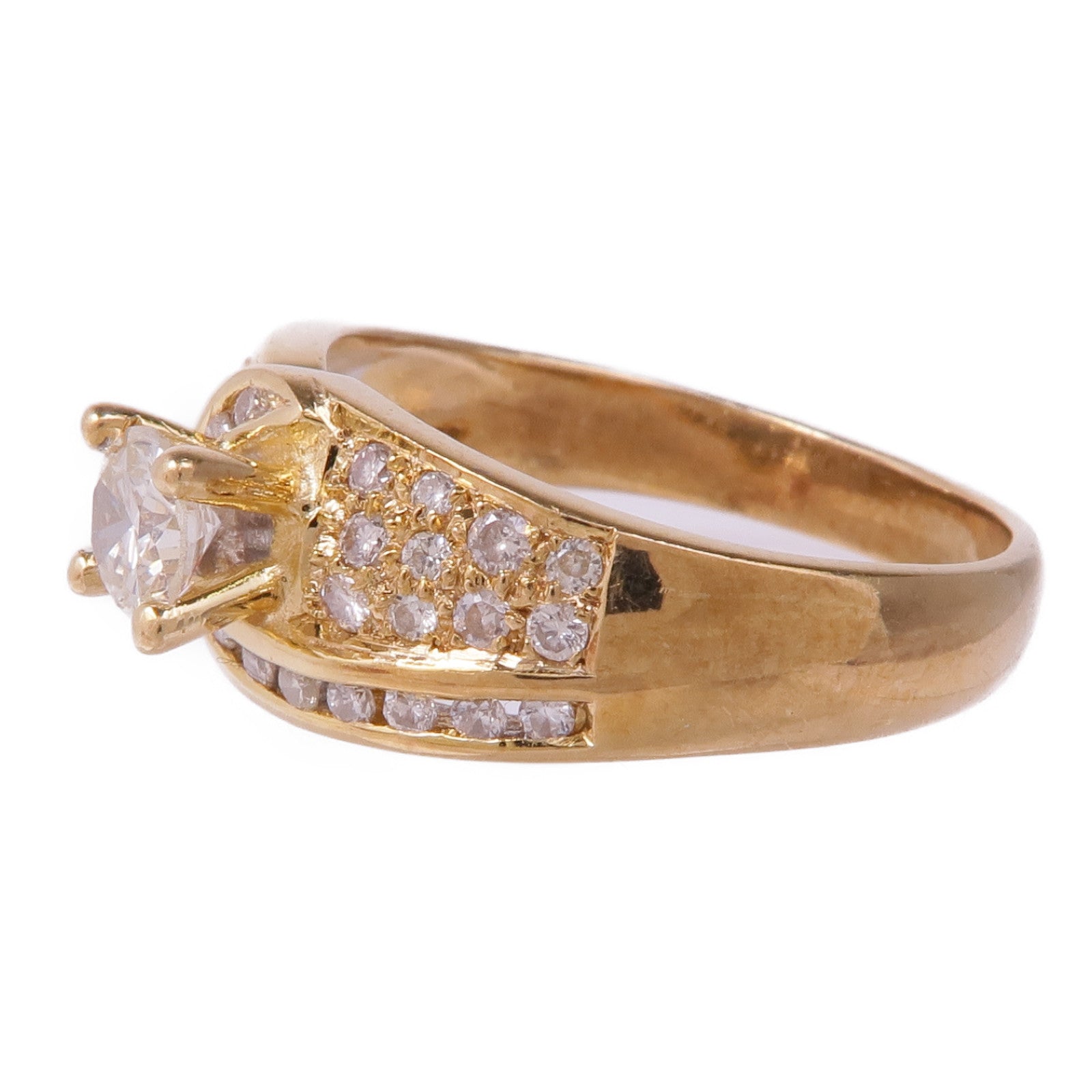 JEWELRY 18K黃金Diamond Ring鑽石戒指US#5.5