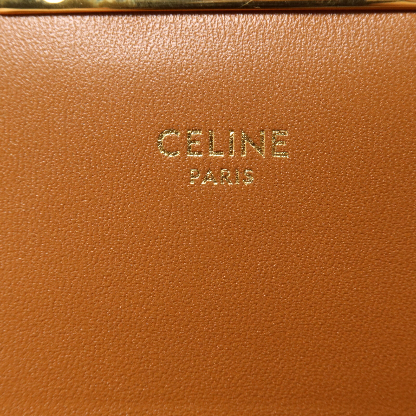 CELINE 塗層帆布Teen Triomphe肩背袋
