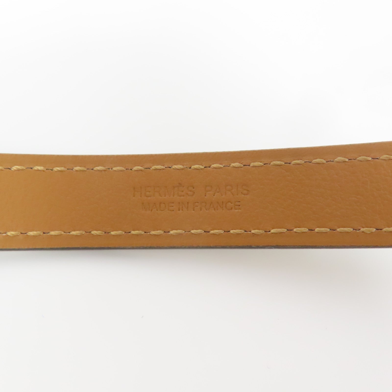 HERMES 【激減優惠】Epsom皮革Pop H Belt金扣皮帶黑色