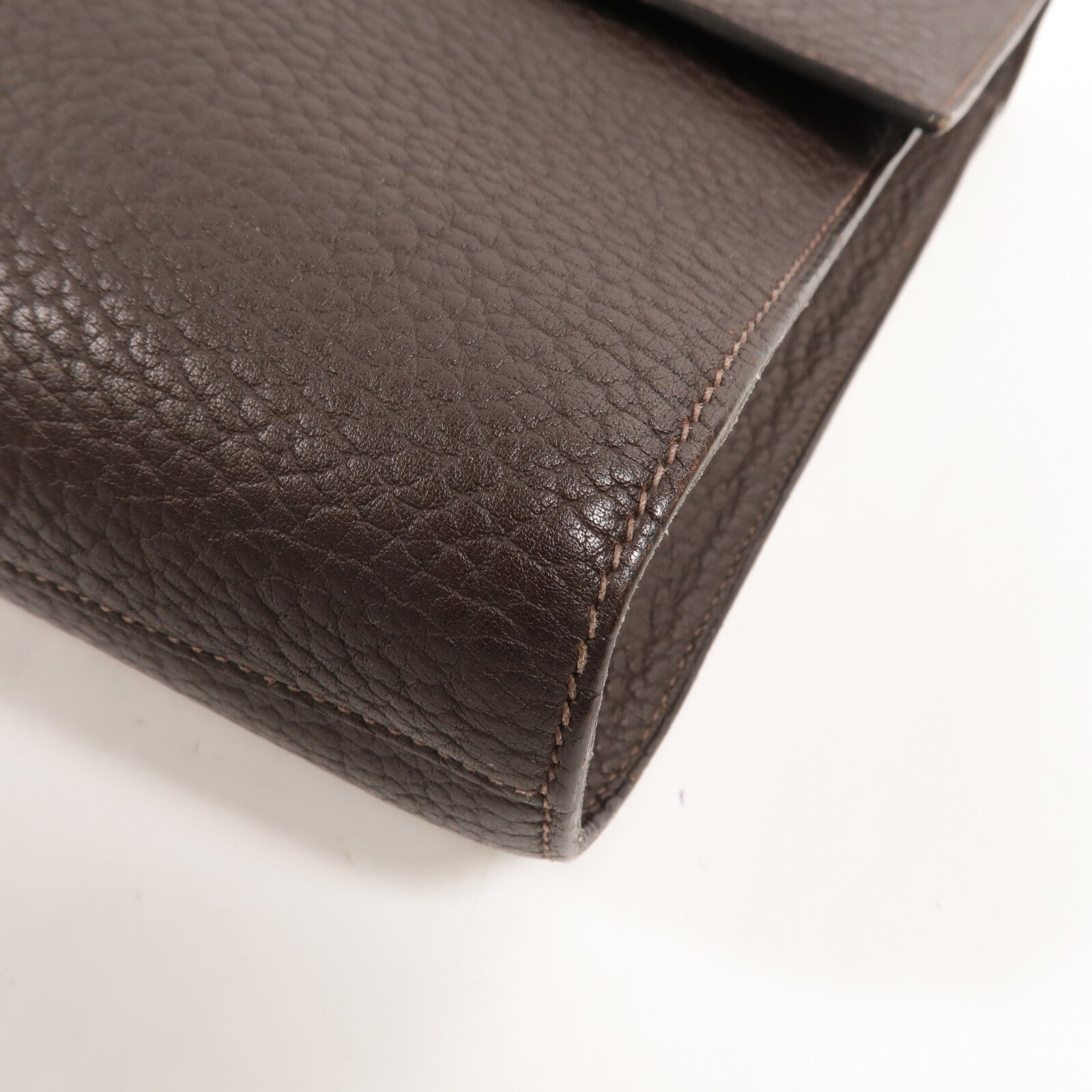 HERMES Togo皮革Etriviere II手挽袋Ebene