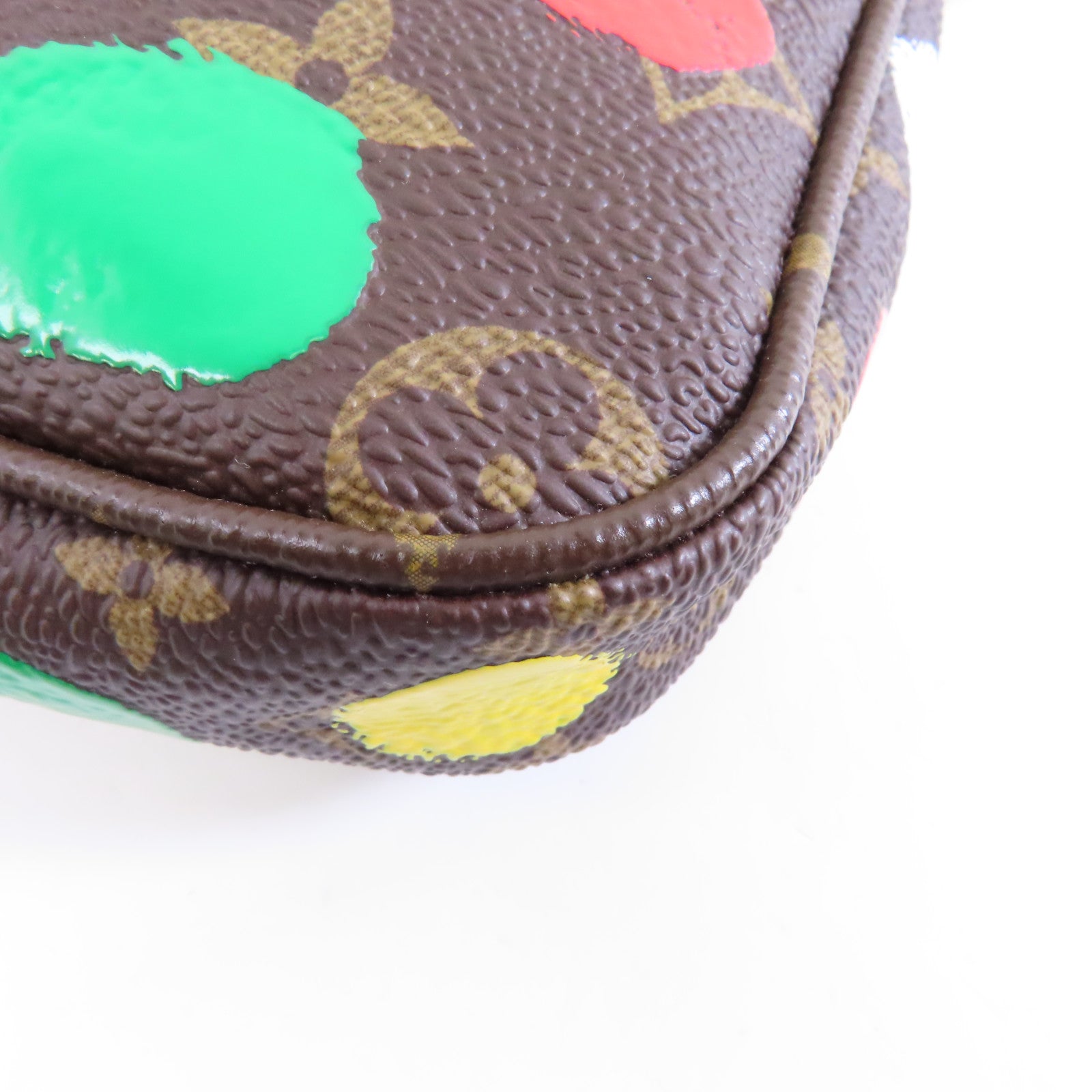 LOUIS VUITTON 【激減優惠】Monogram LV x YK Multi Pochette Accessoires金扣手挽肩背兩用袋棕色