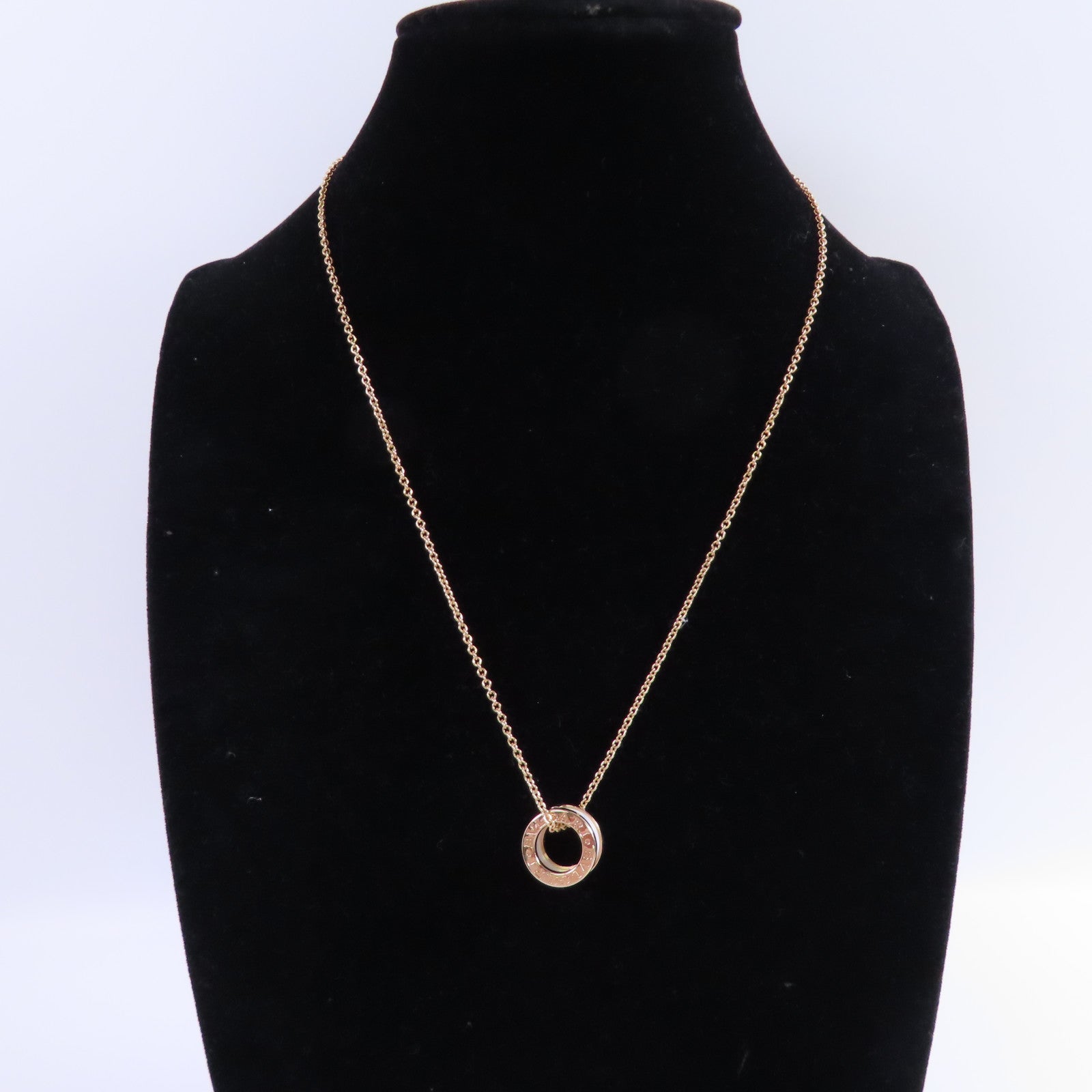 BVLGARI【激減優惠】 18K玫瑰金/陶瓷B.zero1 Necklace項鏈