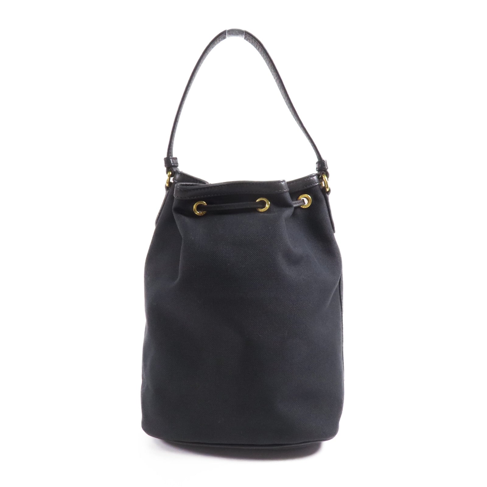 PRADA 帆布2 Way Shoulder金扣手挽肩背兩用袋