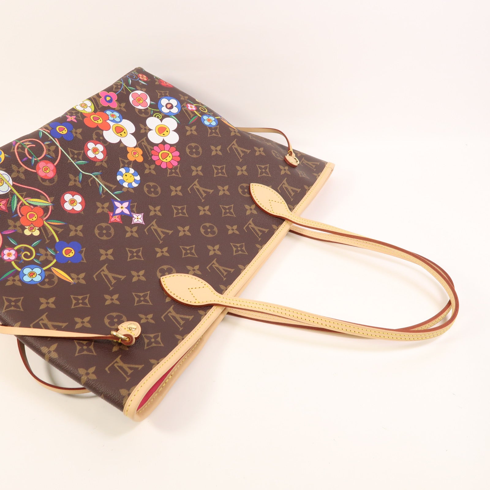 LOUIS VUITTON Monogram LV x TM Neverfull MM金扣肩背袋