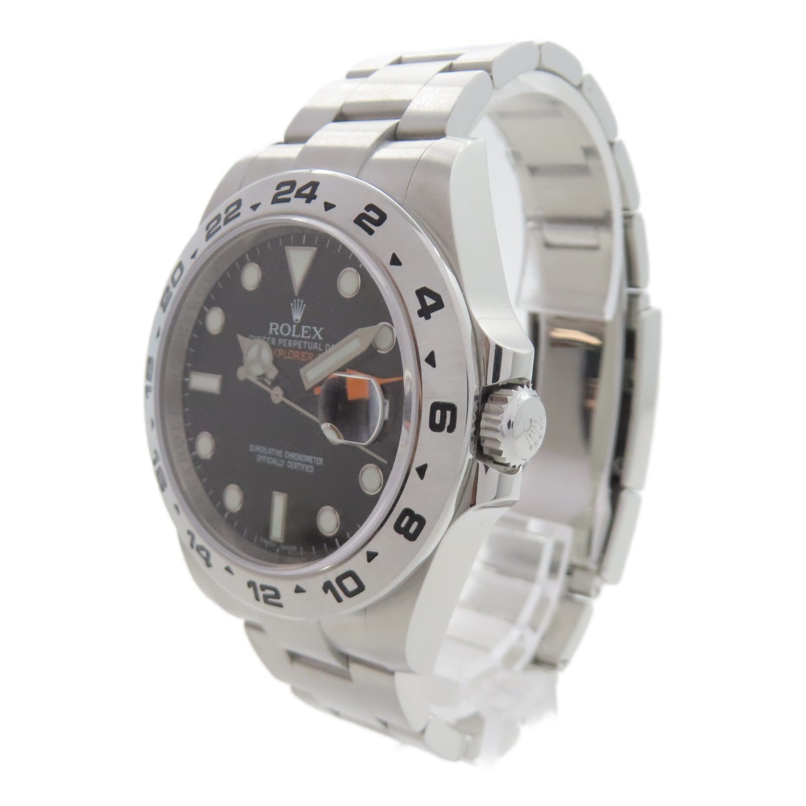 ROLEX Explorer II不鏽鋼手錶自動機芯黑色