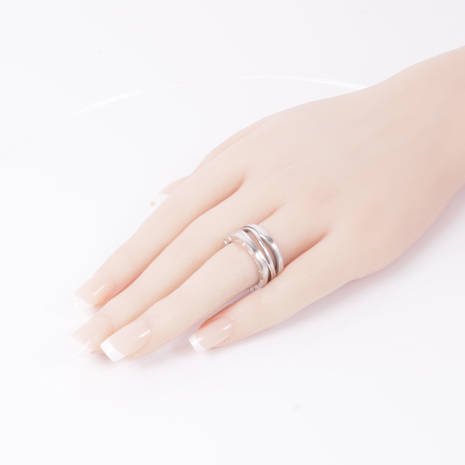 BVLGARI 【激減優惠】18K白金B-zero1 Ring戒指Bvlgari#55/US#7