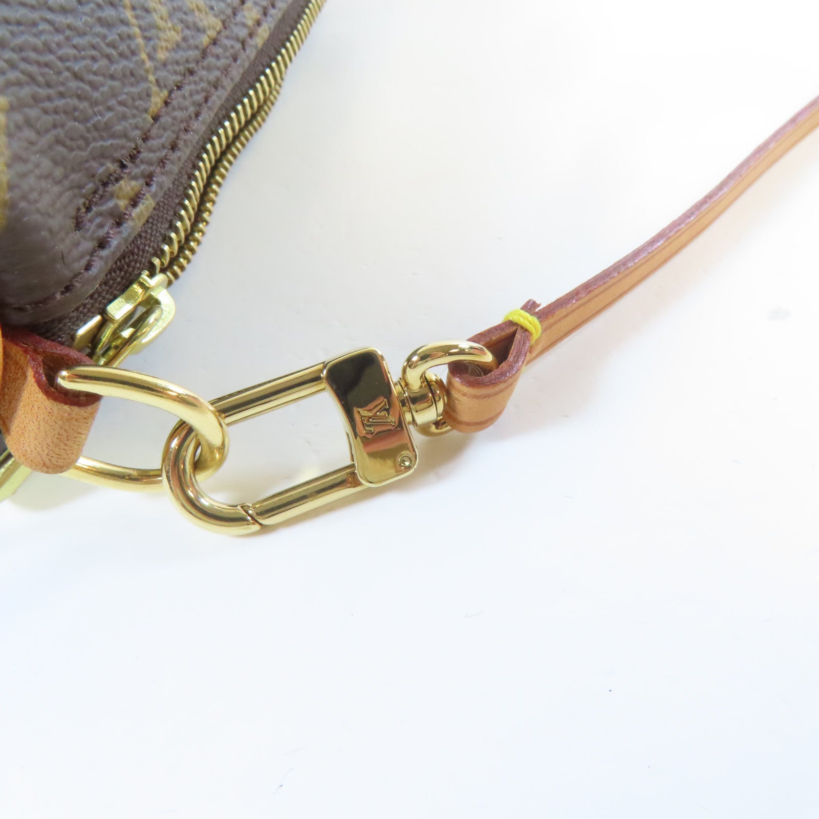 LOUIS VUITTON Monogram Papillon GM金扣手挽袋啡色