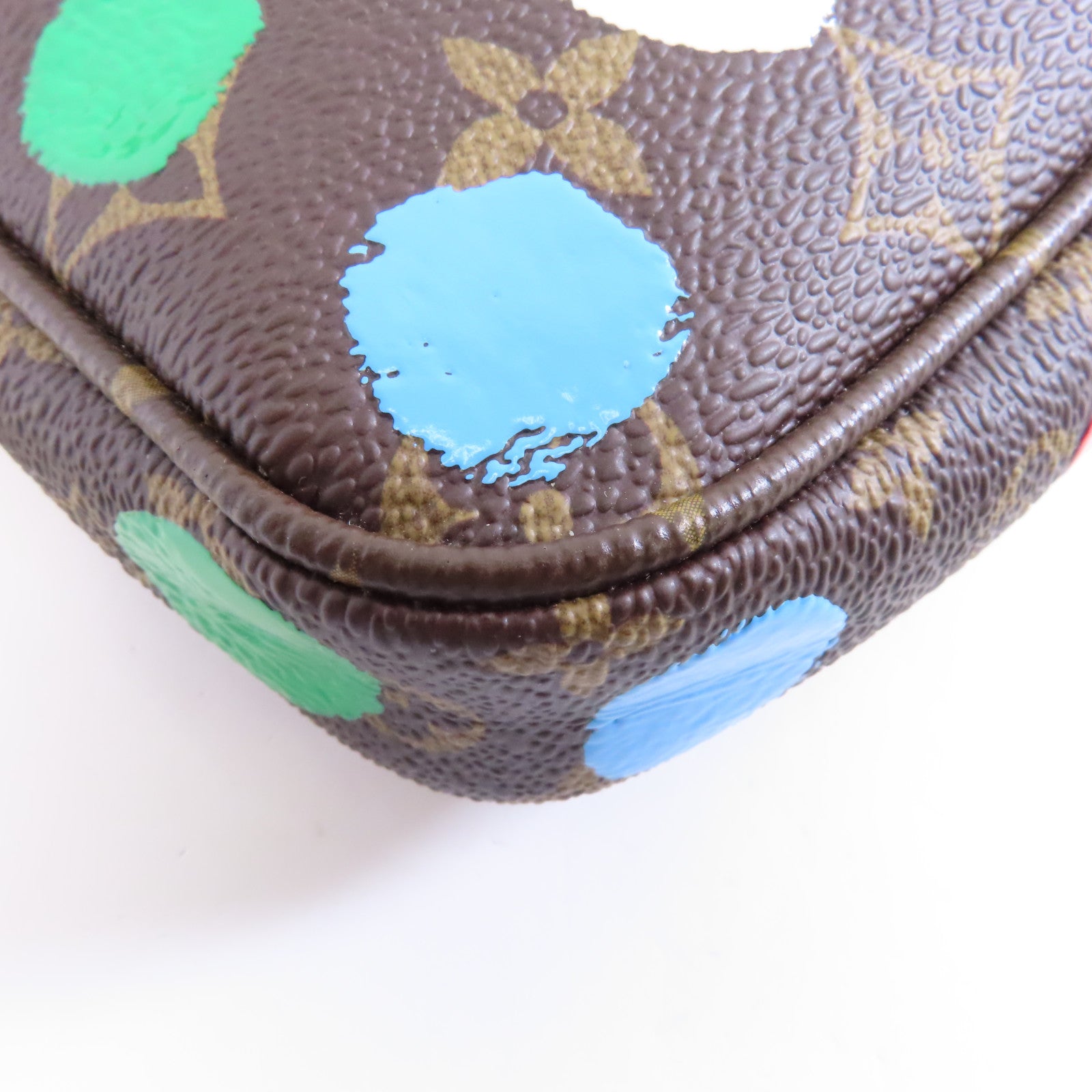 LOUIS VUITTON 【激減優惠】Monogram LV x YK Multi Pochette Accessoires金扣手挽肩背兩用袋棕色