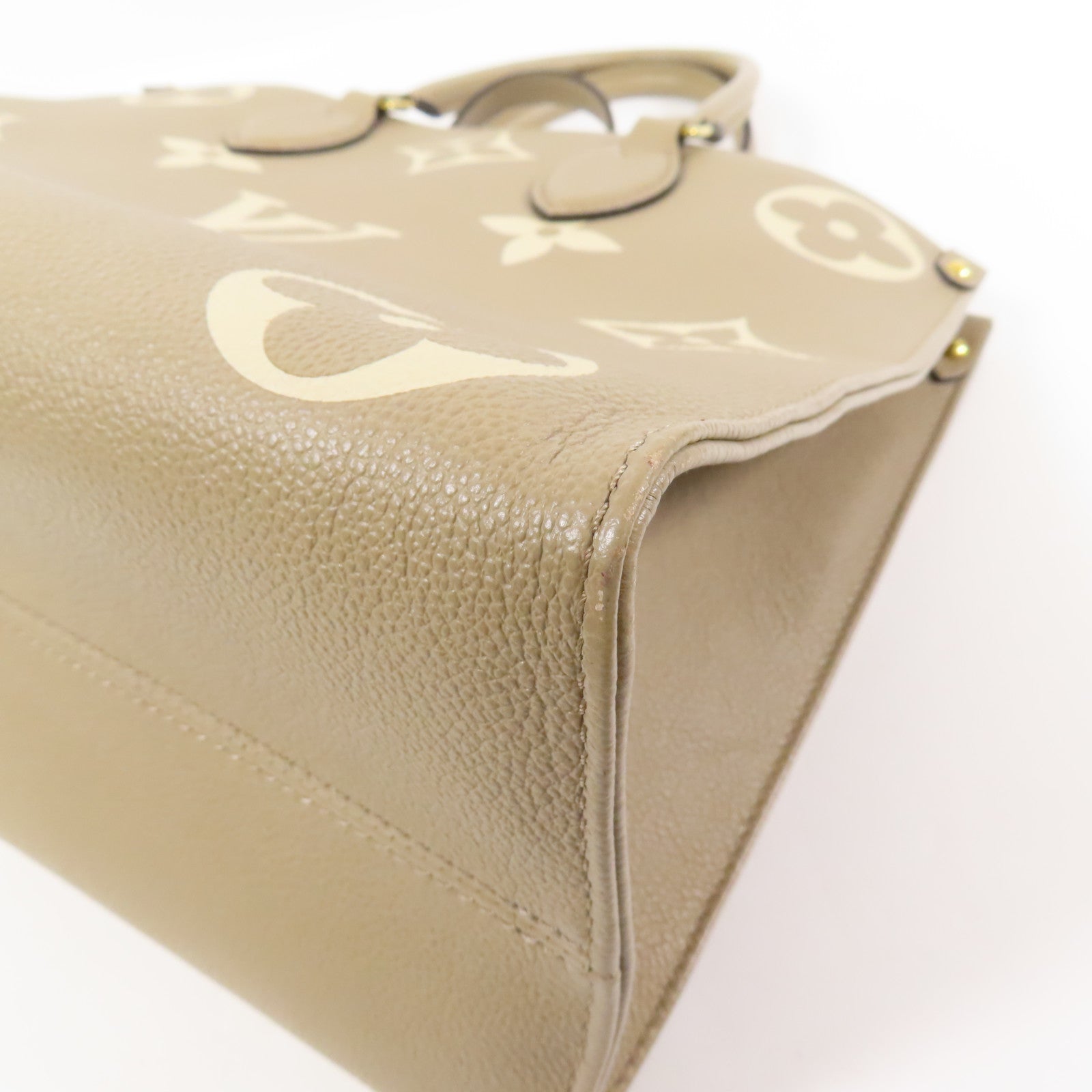 LOUIS VUITTON Monogram Empreinte OnTheGo MM金扣手挽肩背兩用袋