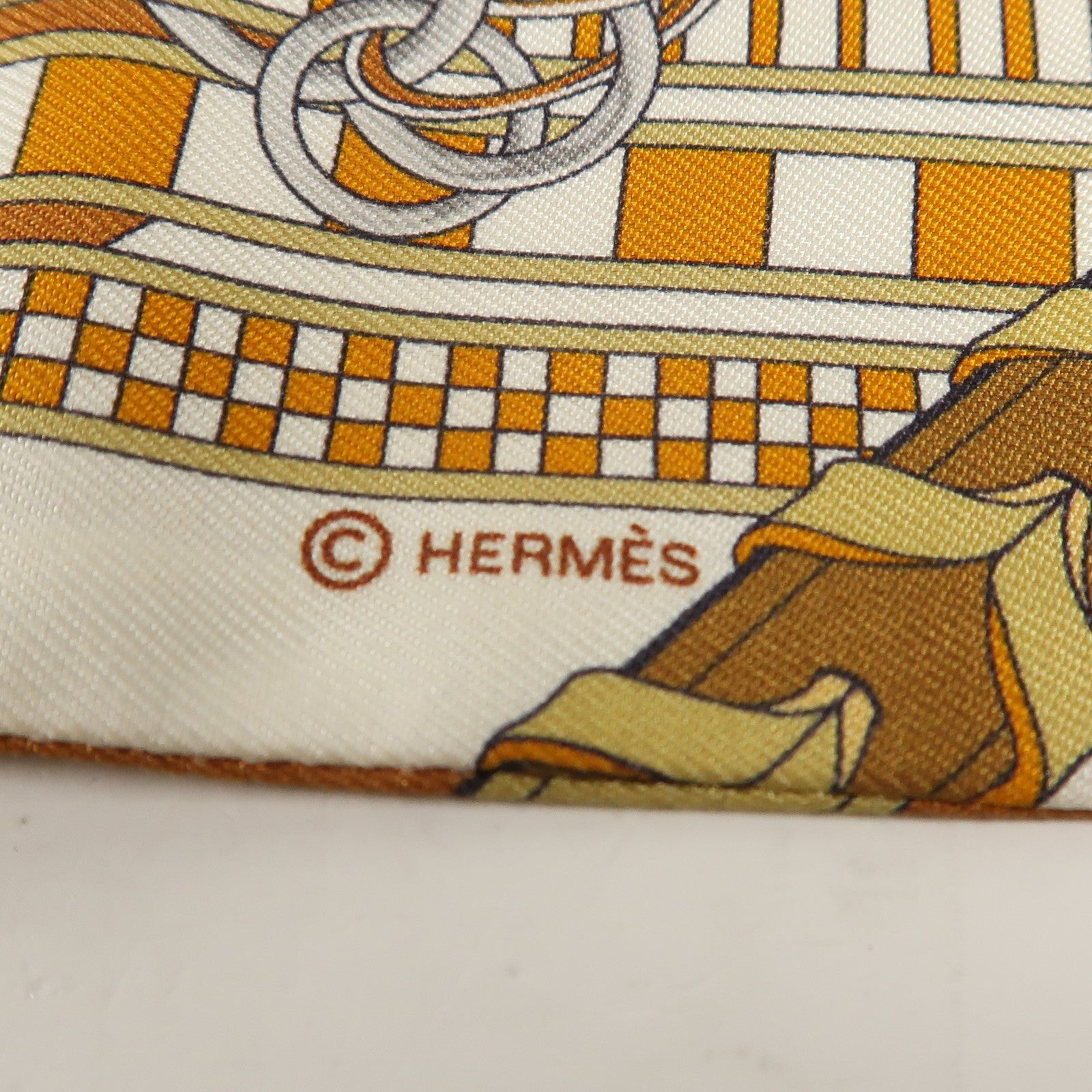 HERMES 絲質Twilly絲巾