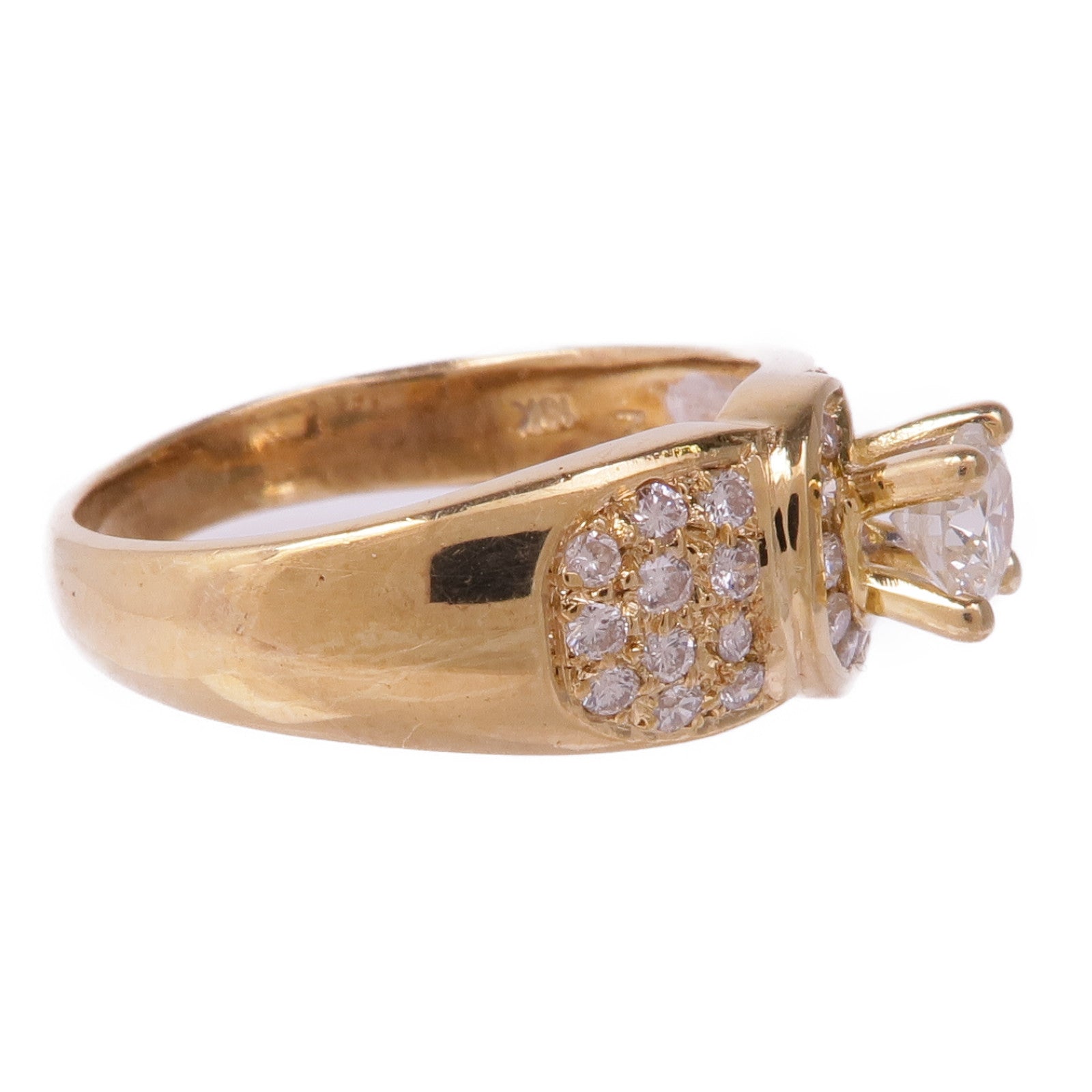 JEWELRY 18K黃金Diamond Ring鑽石戒指US#5.5