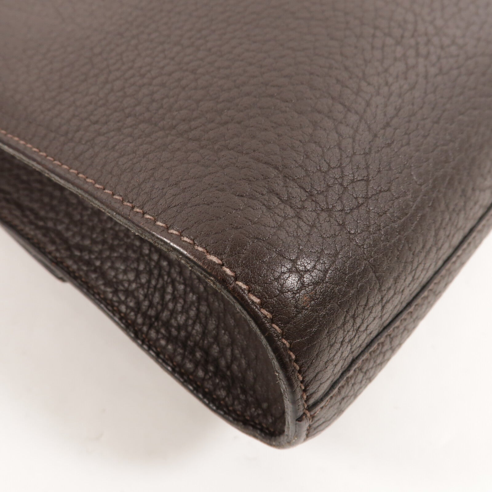 HERMES Togo皮革Etriviere II手挽袋Ebene