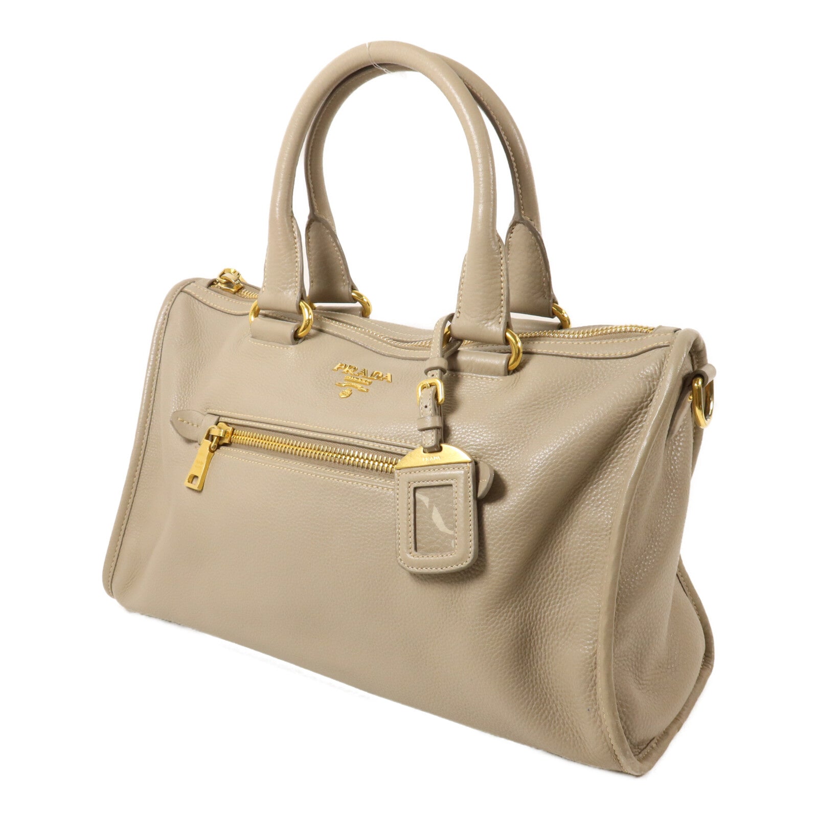 PRADA 牛皮皮革2 Way Shoulder手挽肩背兩用袋