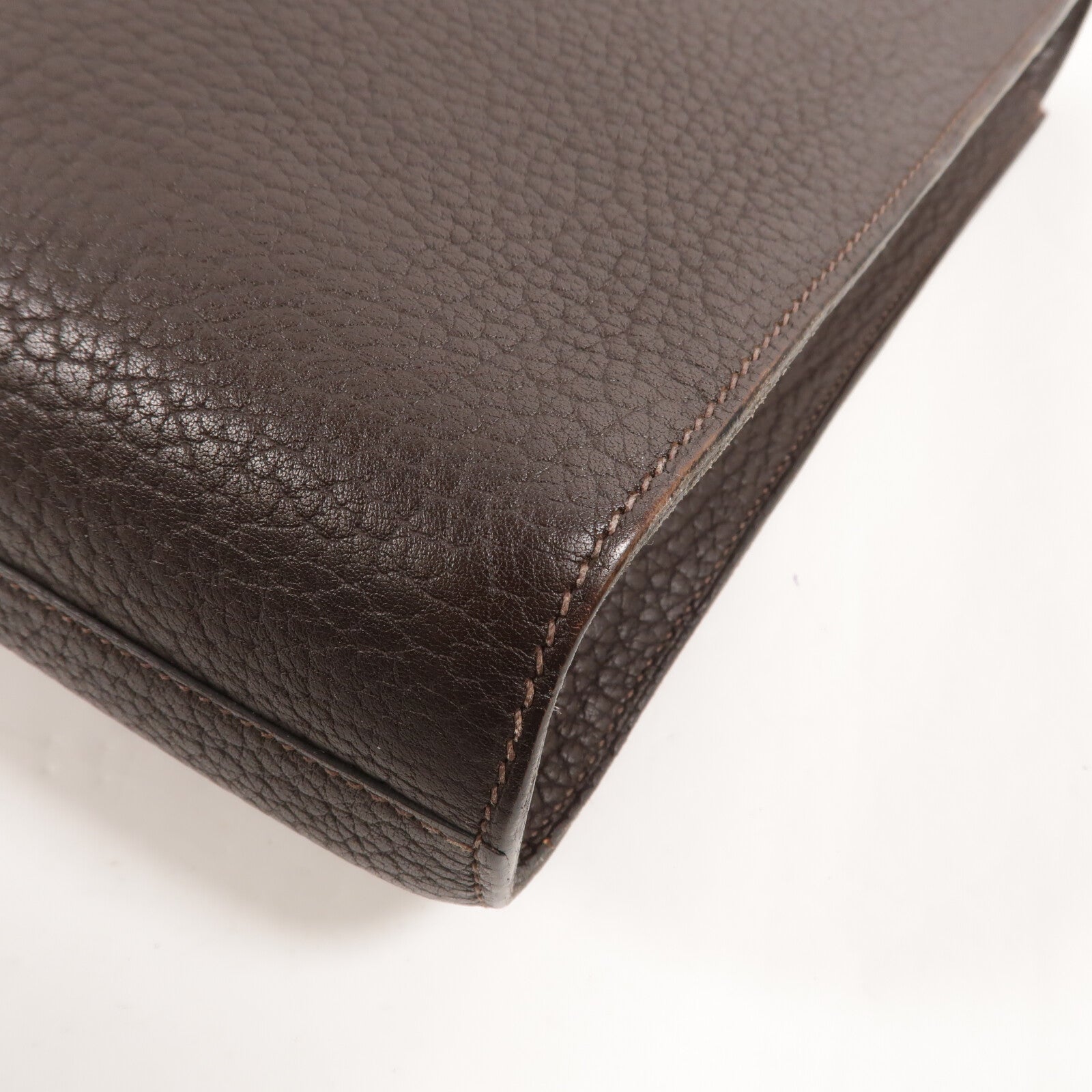 HERMES Togo皮革Etriviere II手挽袋Ebene