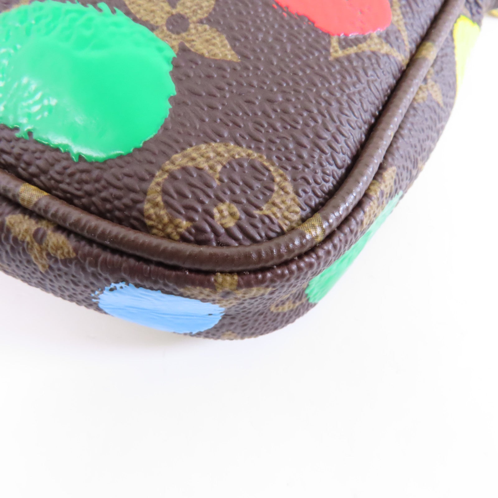 LOUIS VUITTON 【激減優惠】Monogram LV x YK Multi Pochette Accessoires金扣手挽肩背兩用袋棕色