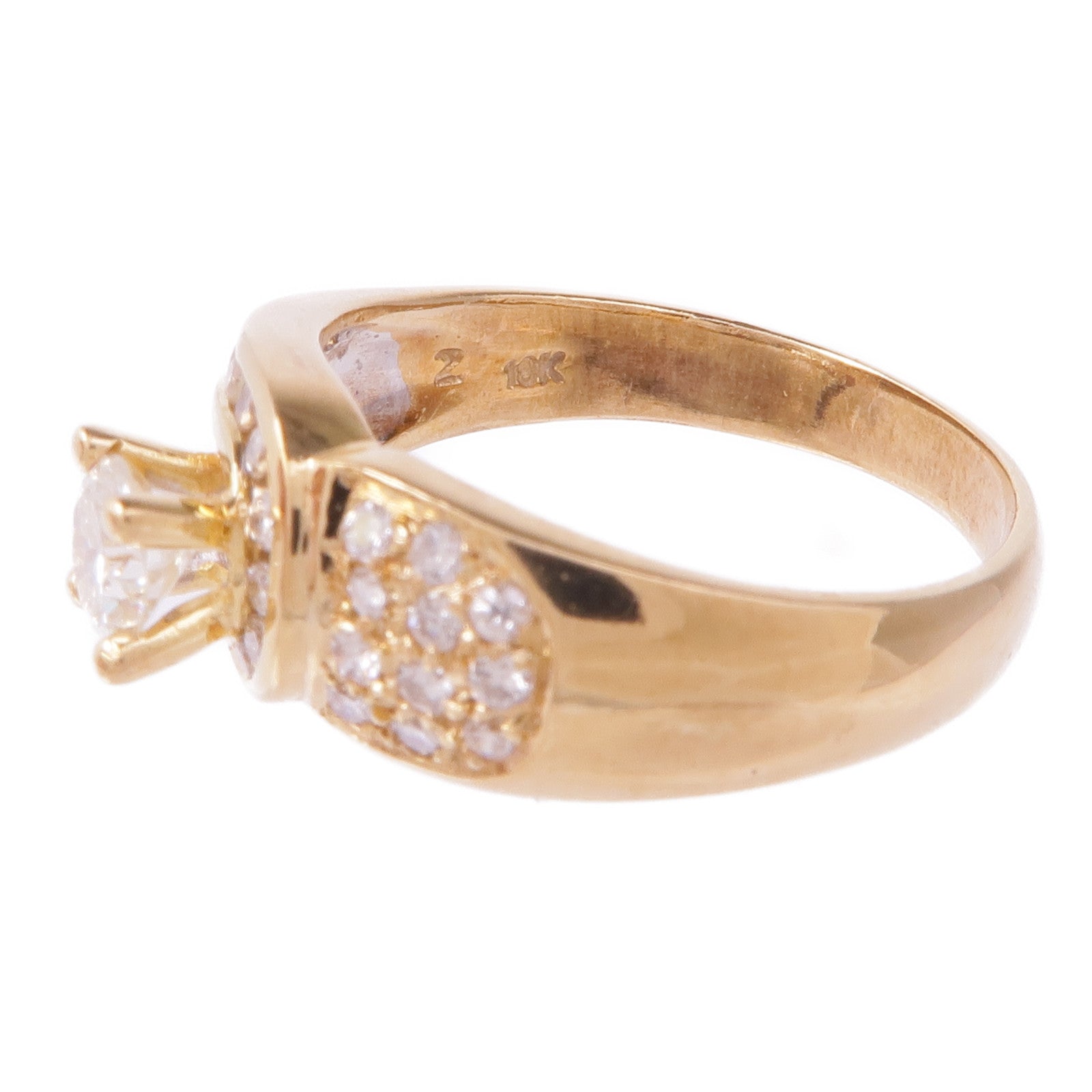 JEWELRY 18K黃金Diamond Ring鑽石戒指US#5.5