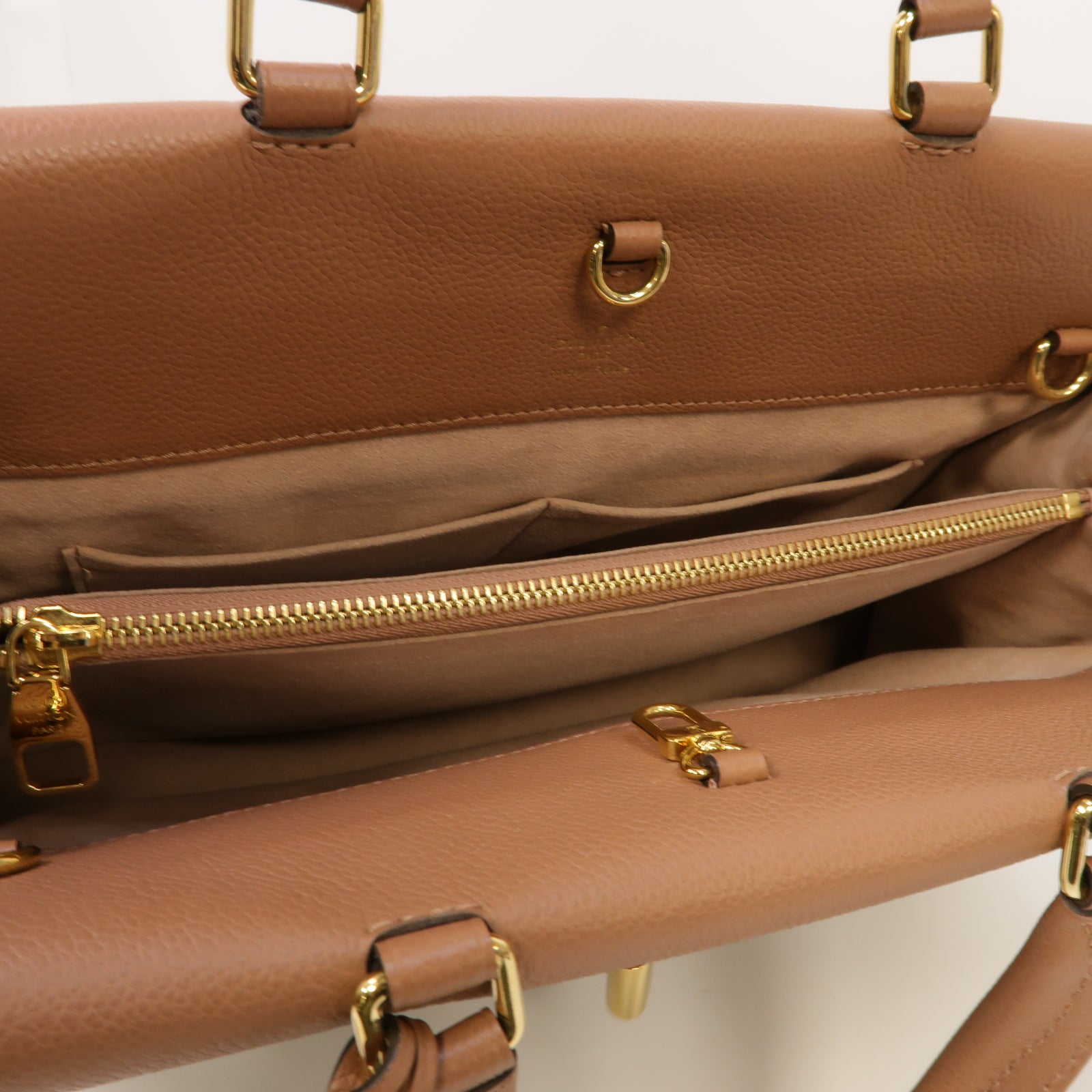 LOUIS VUITTON 【激減優惠】Monogram 2 Way Shoulder Bag金扣手挽肩背兩用袋啡色