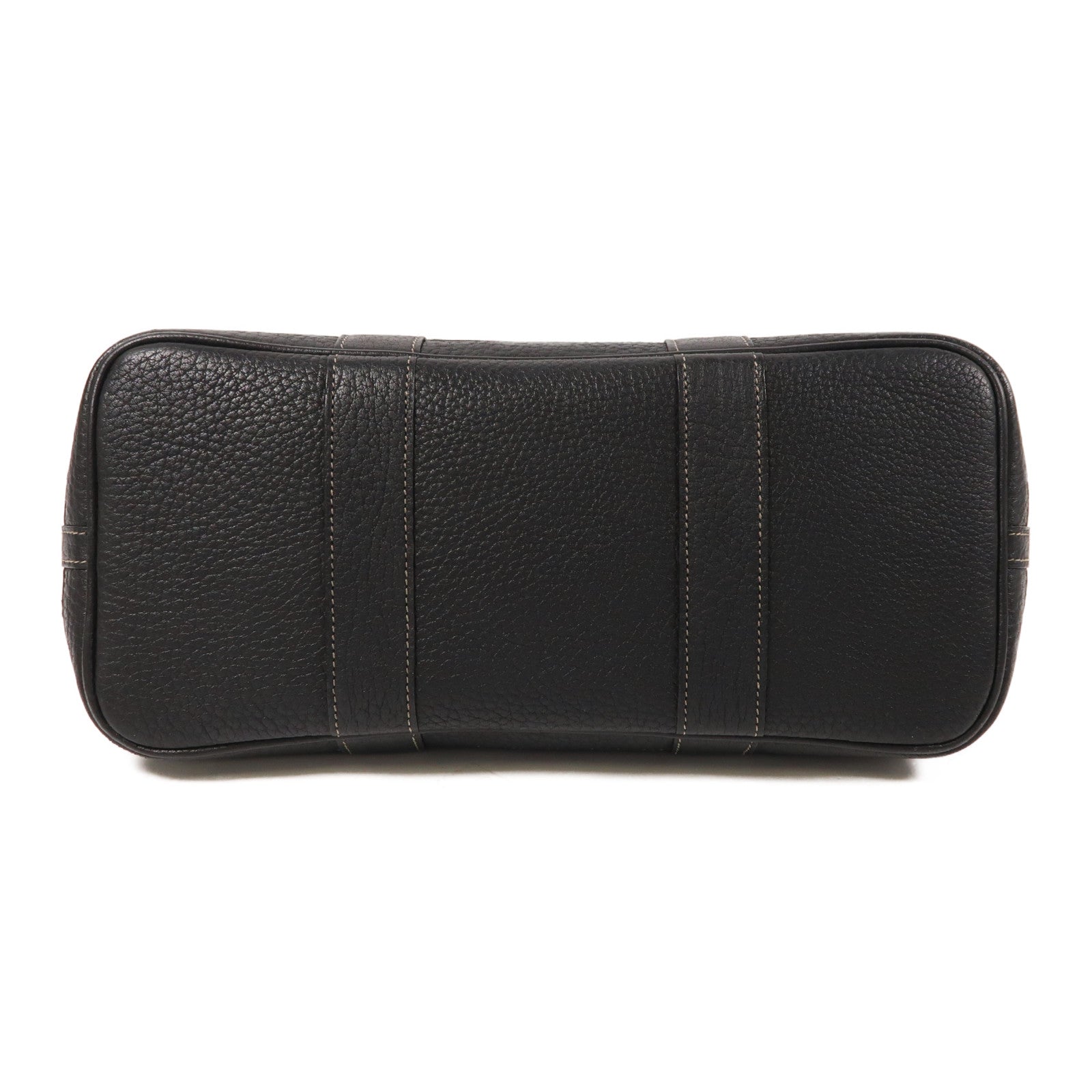 HERMES 帆布Garden Party TPM銀扣手挽肩背兩用袋