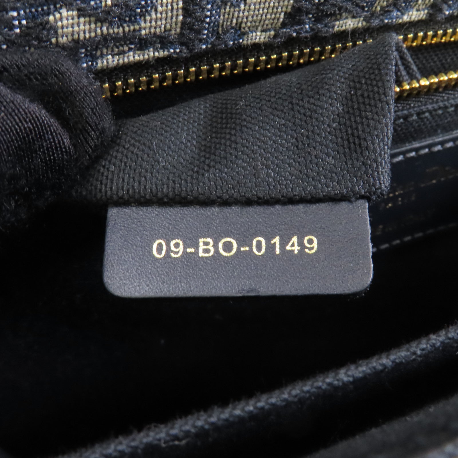 Dior 帆布/皮革Montaigne 30金扣肩背袋藍色