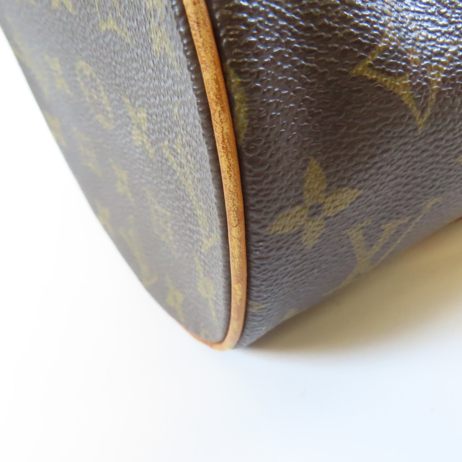 LOUIS VUITTON Monogram Papillon GM金扣手挽袋啡色