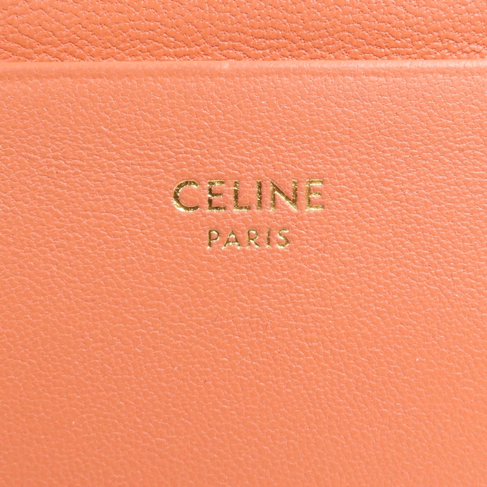 CELINE 牛皮皮革Zipped Purse Card Case錢包