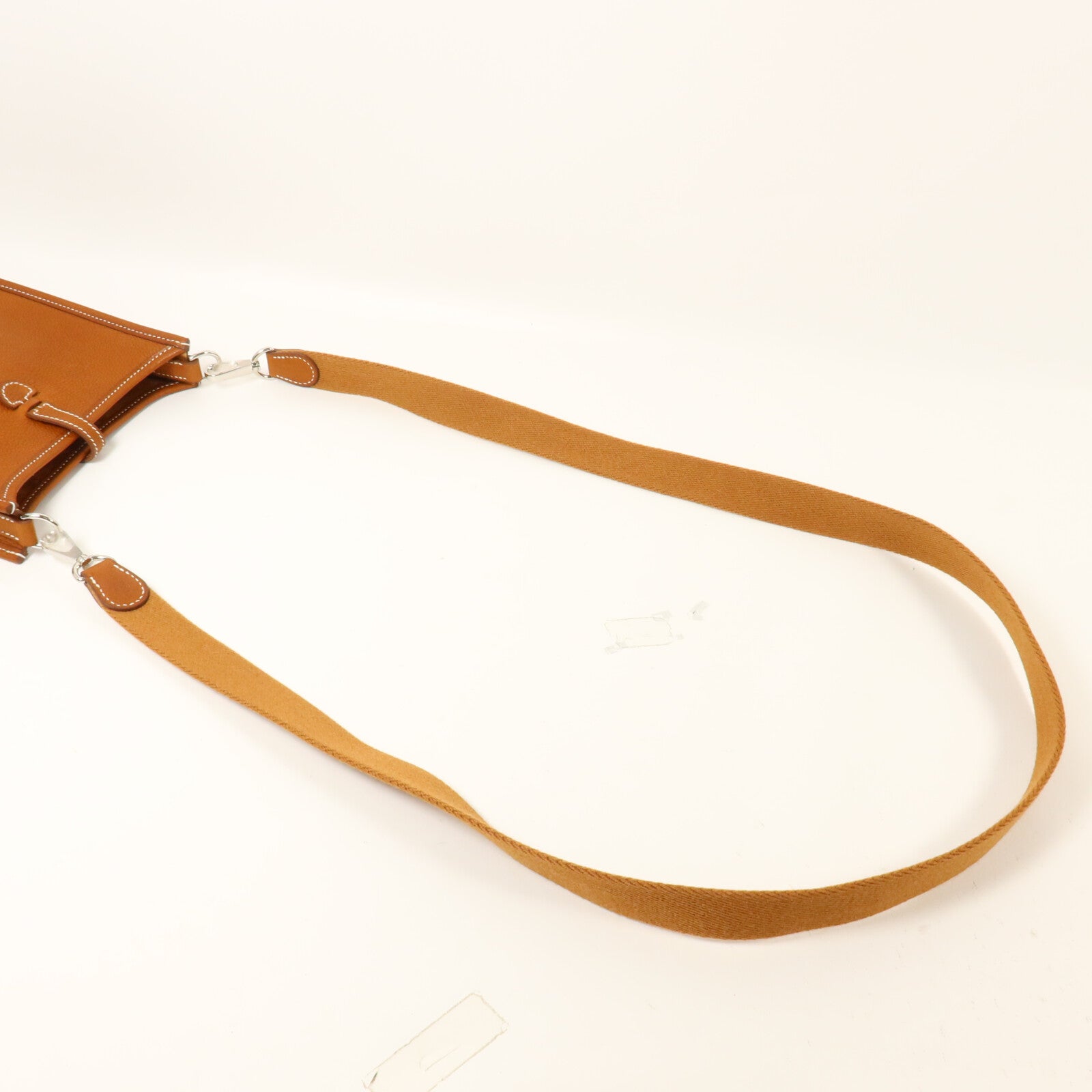 HERMES Barenia皮革Evelyne TPM肩背袋Gold