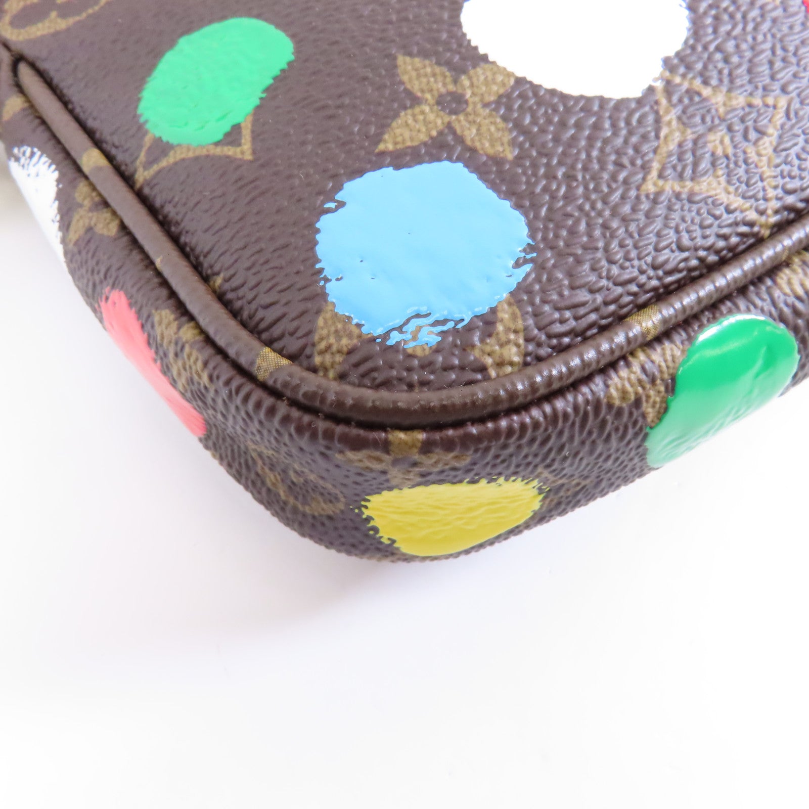 LOUIS VUITTON 【激減優惠】Monogram LV x YK Multi Pochette Accessoires金扣手挽肩背兩用袋棕色