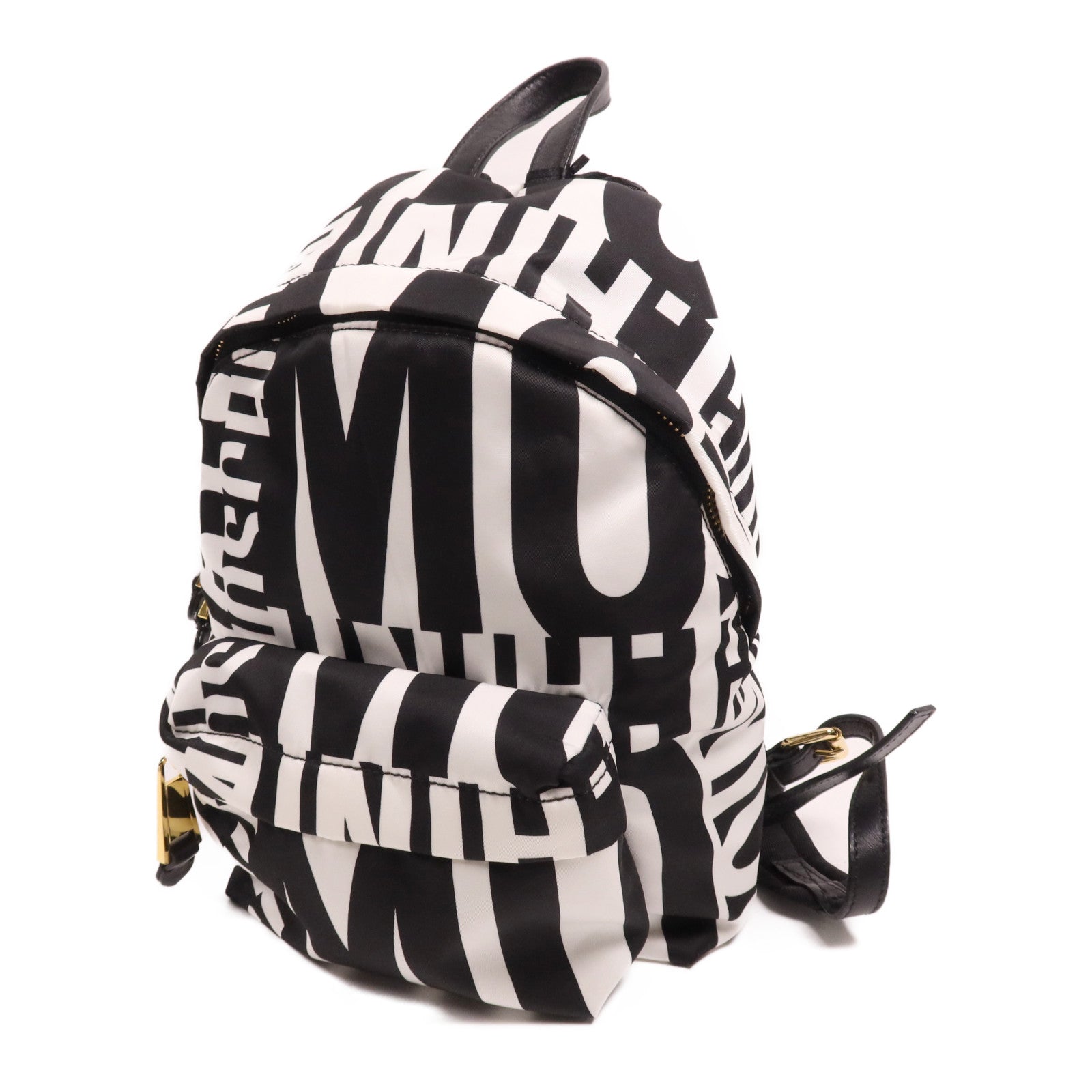 MOSCHINO 尼龍Backpack金扣背包