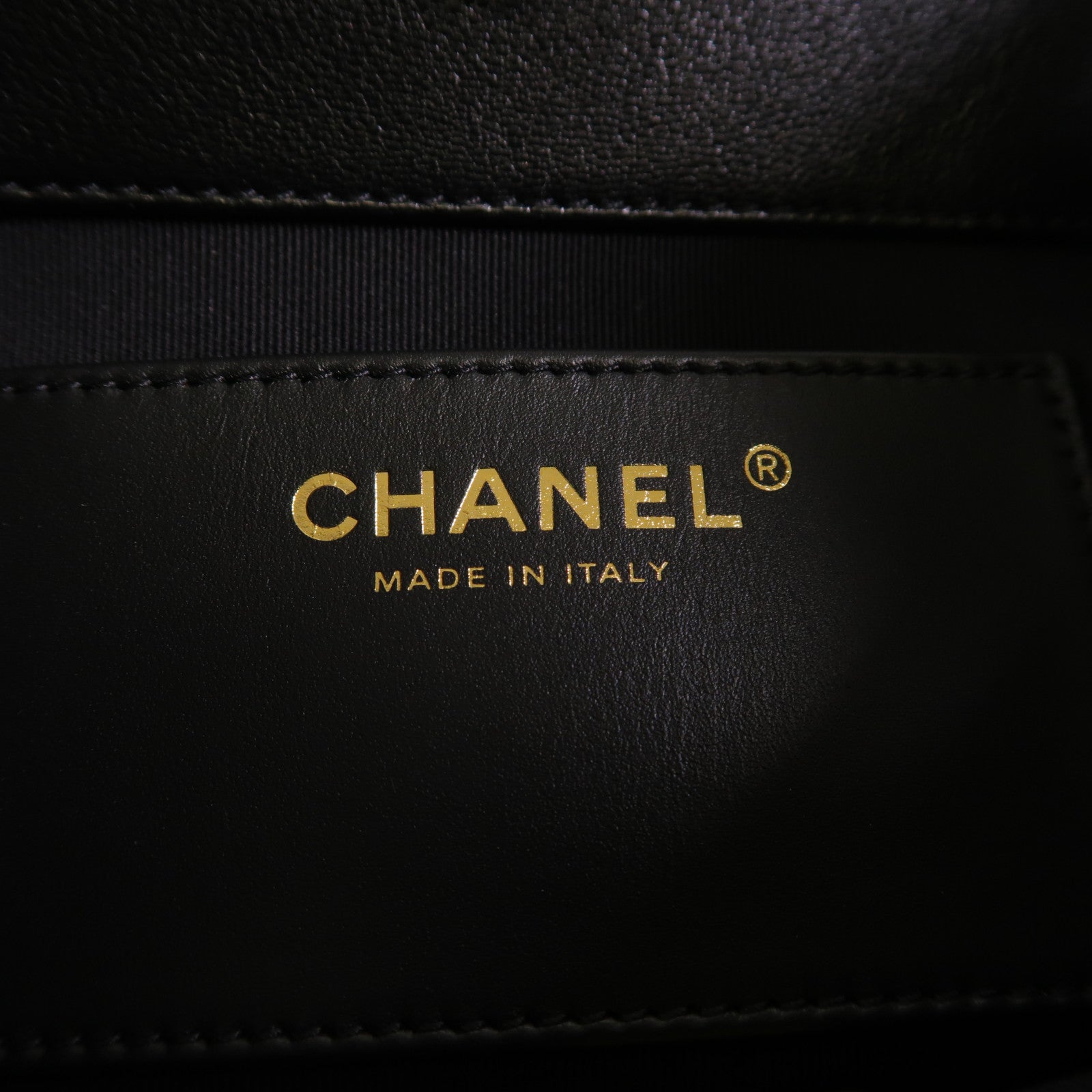 CHANEL 羊皮皮革25C Backpack金扣背包