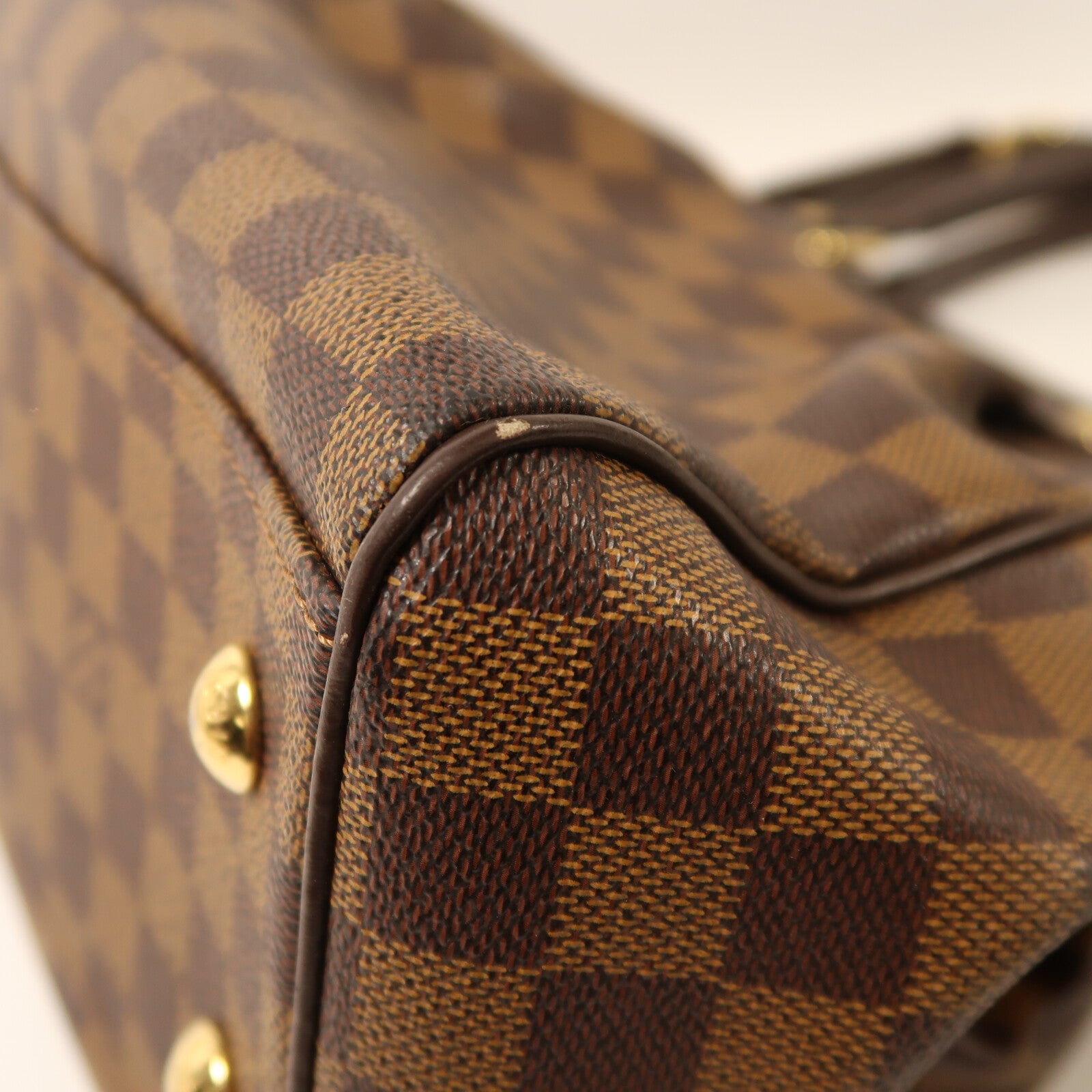 LOUIS VUITTON 【激減優惠】Damier Trevi PM金扣手挽肩背兩用袋