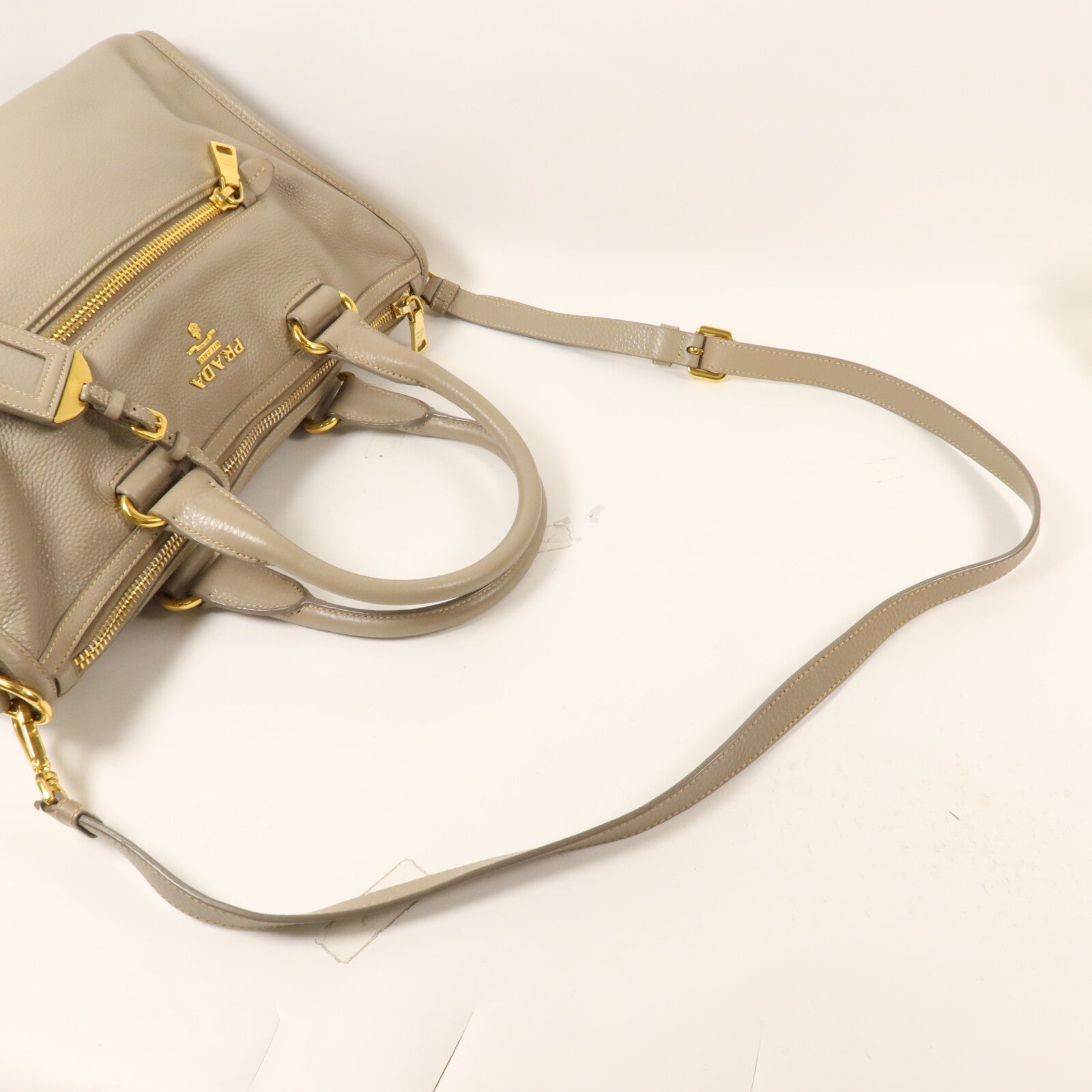 PRADA 牛皮皮革2 Way Shoulder手挽肩背兩用袋