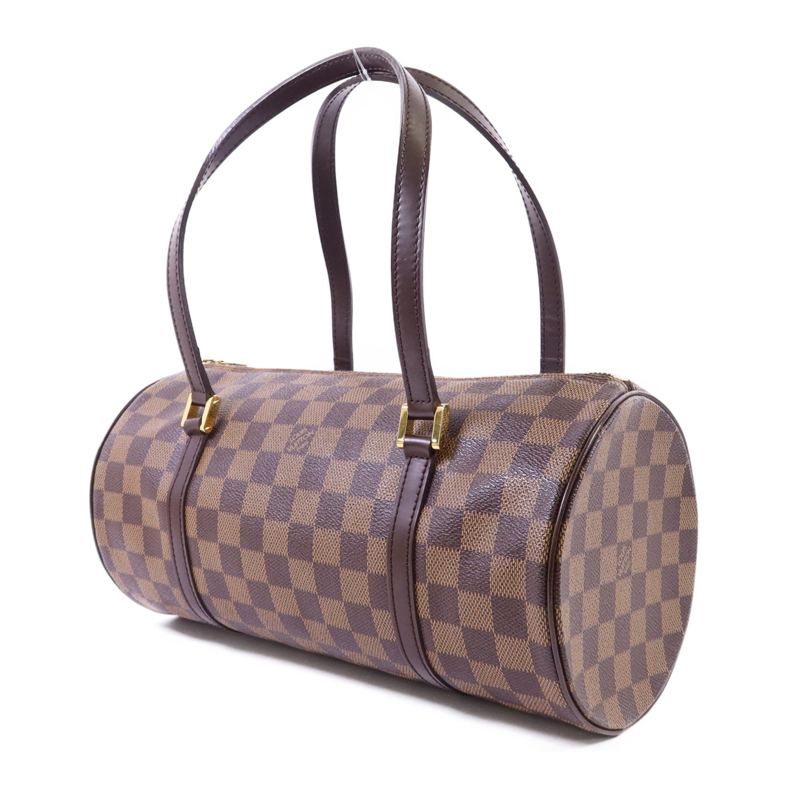 LOUIS VUITTON Damier Papillon GM金扣肩背袋