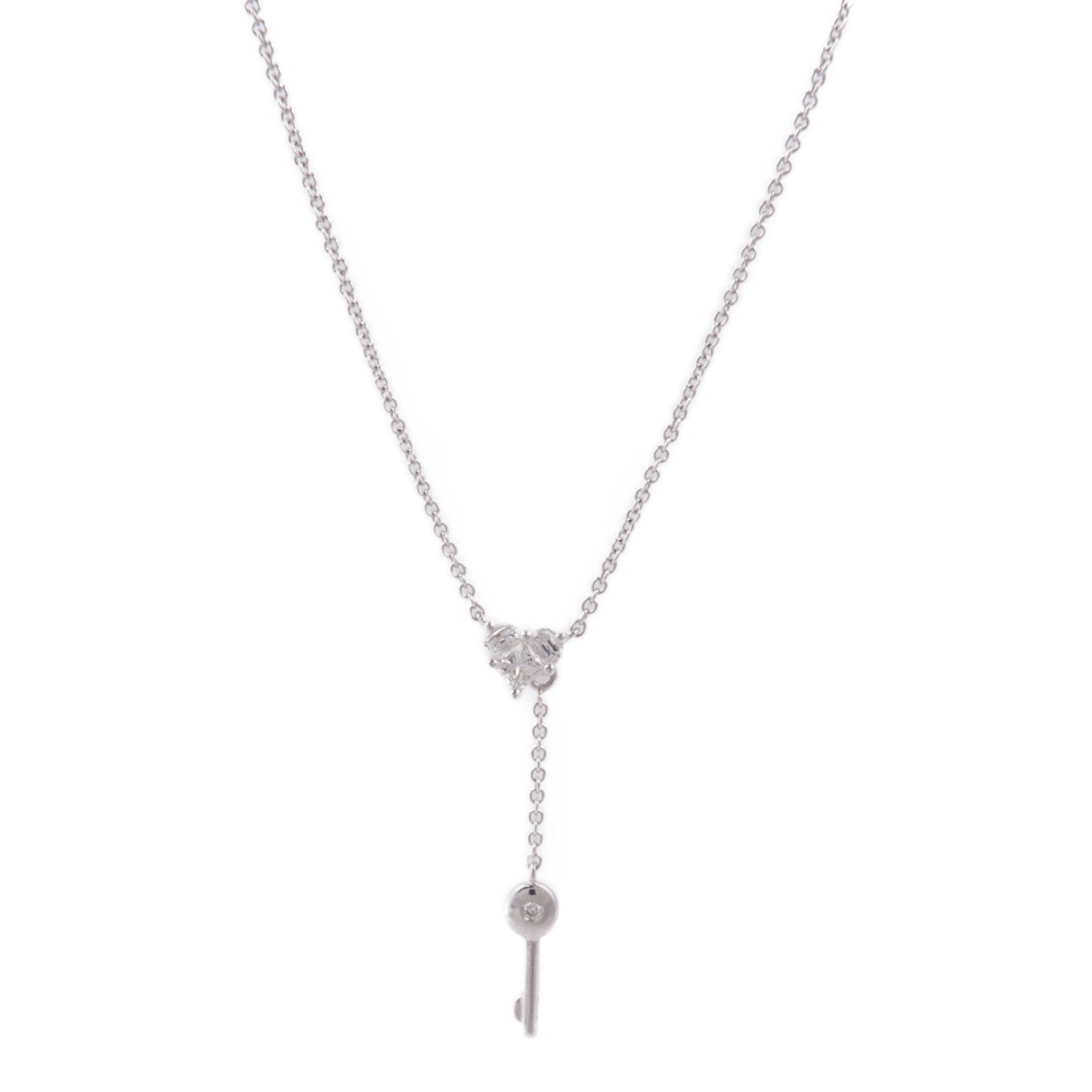 JEWELRY 18K白金Diamond Necklace鑽石項鍊