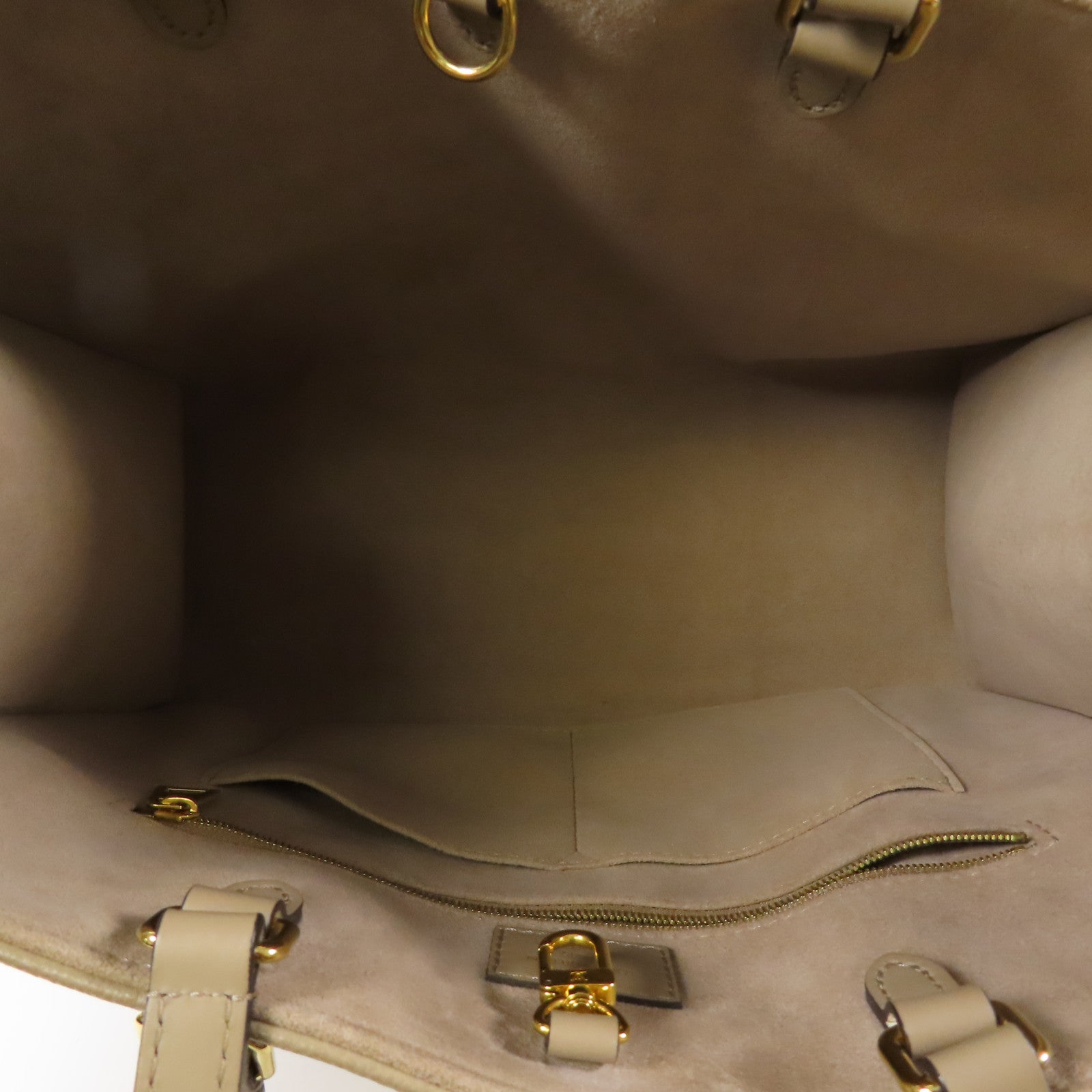 LOUIS VUITTON Monogram Empreinte OnTheGo MM金扣手挽肩背兩用袋