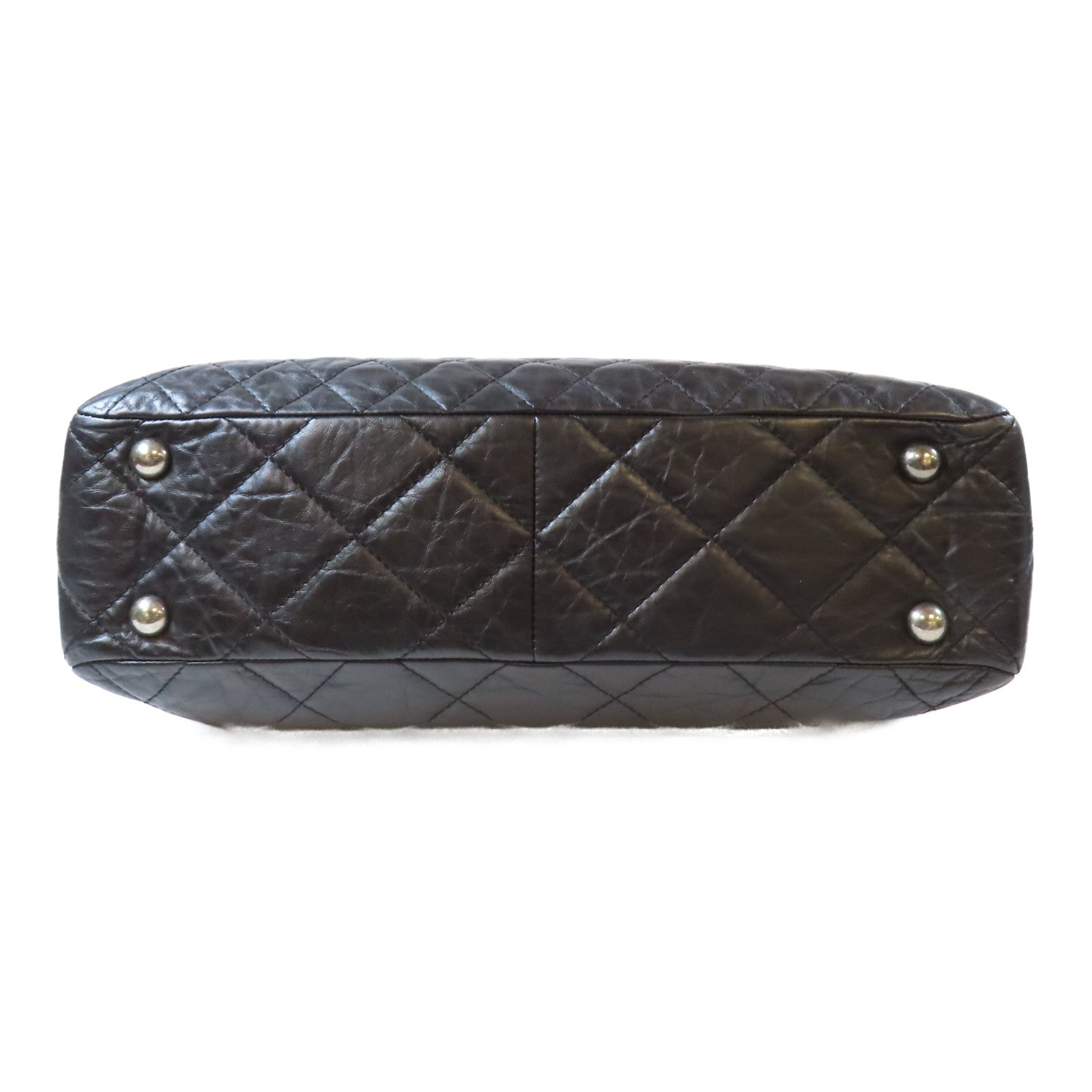CHANEL 【激減優惠】菱格羊皮皮革Chain Shoulder Bag銀扣鏈帶肩背袋黑色