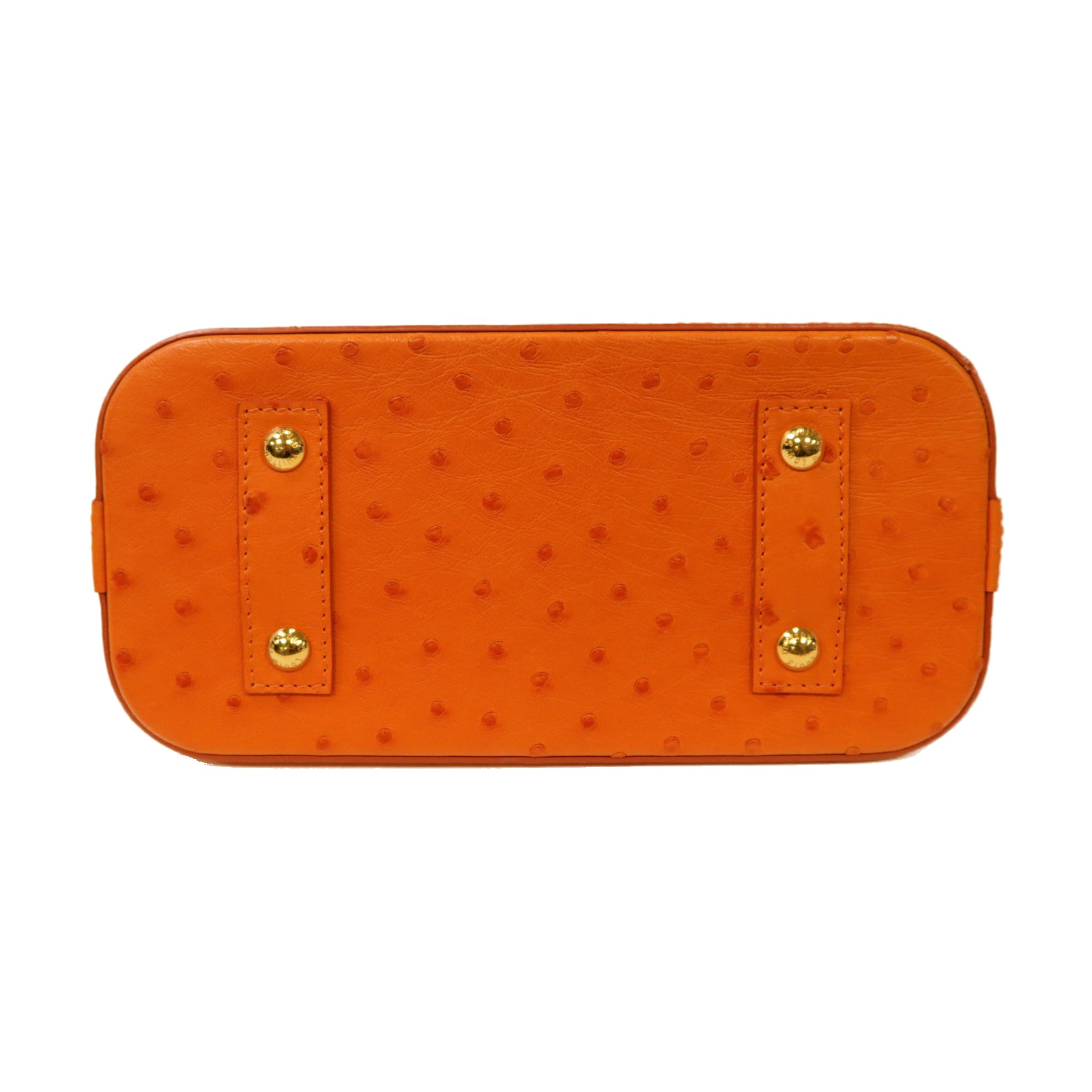 LOUIS VUITTON 鴕鳥皮革Alma BB手挽肩背兩用袋橙色