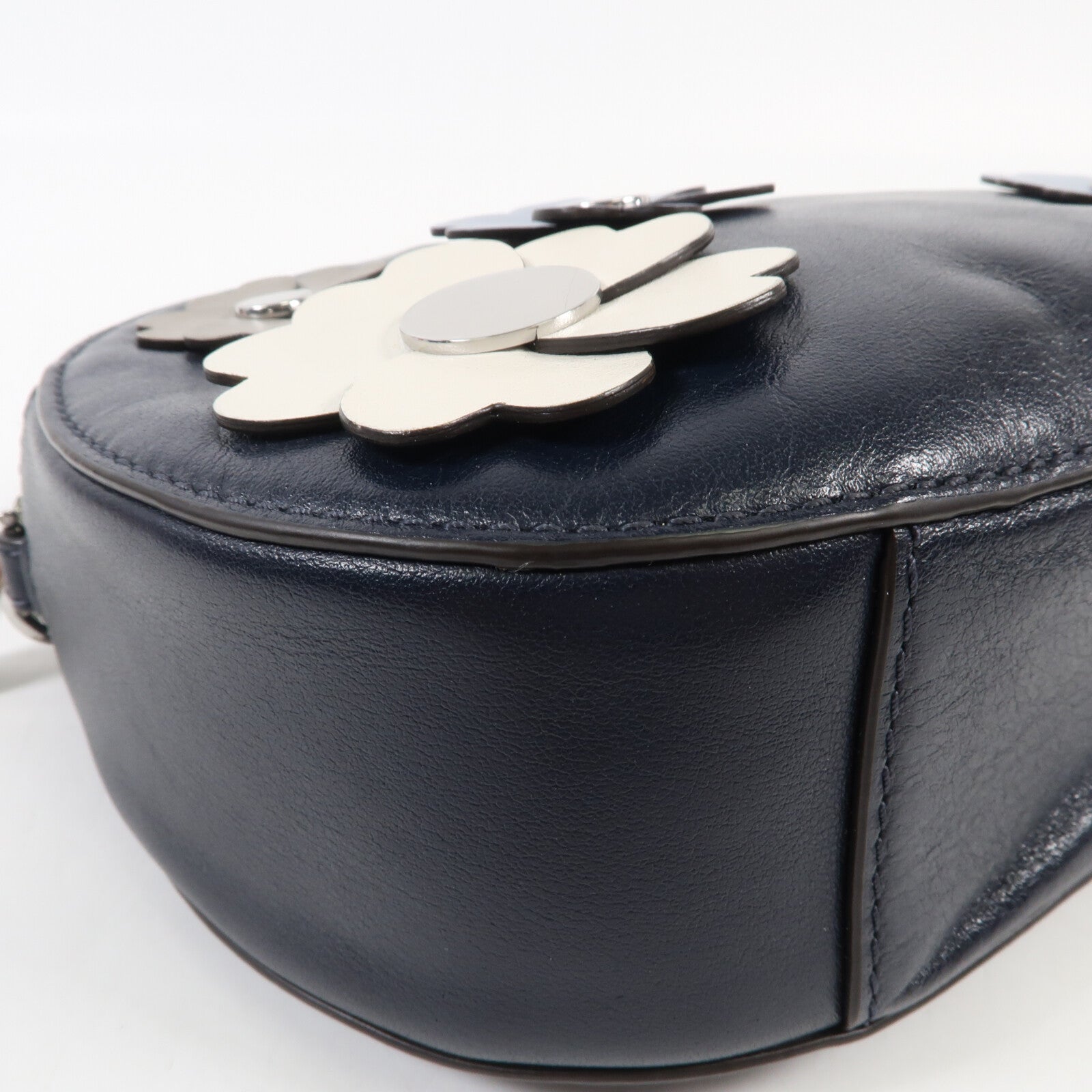 Michael Kors 牛皮皮革Shoulder Bag銀扣肩背袋