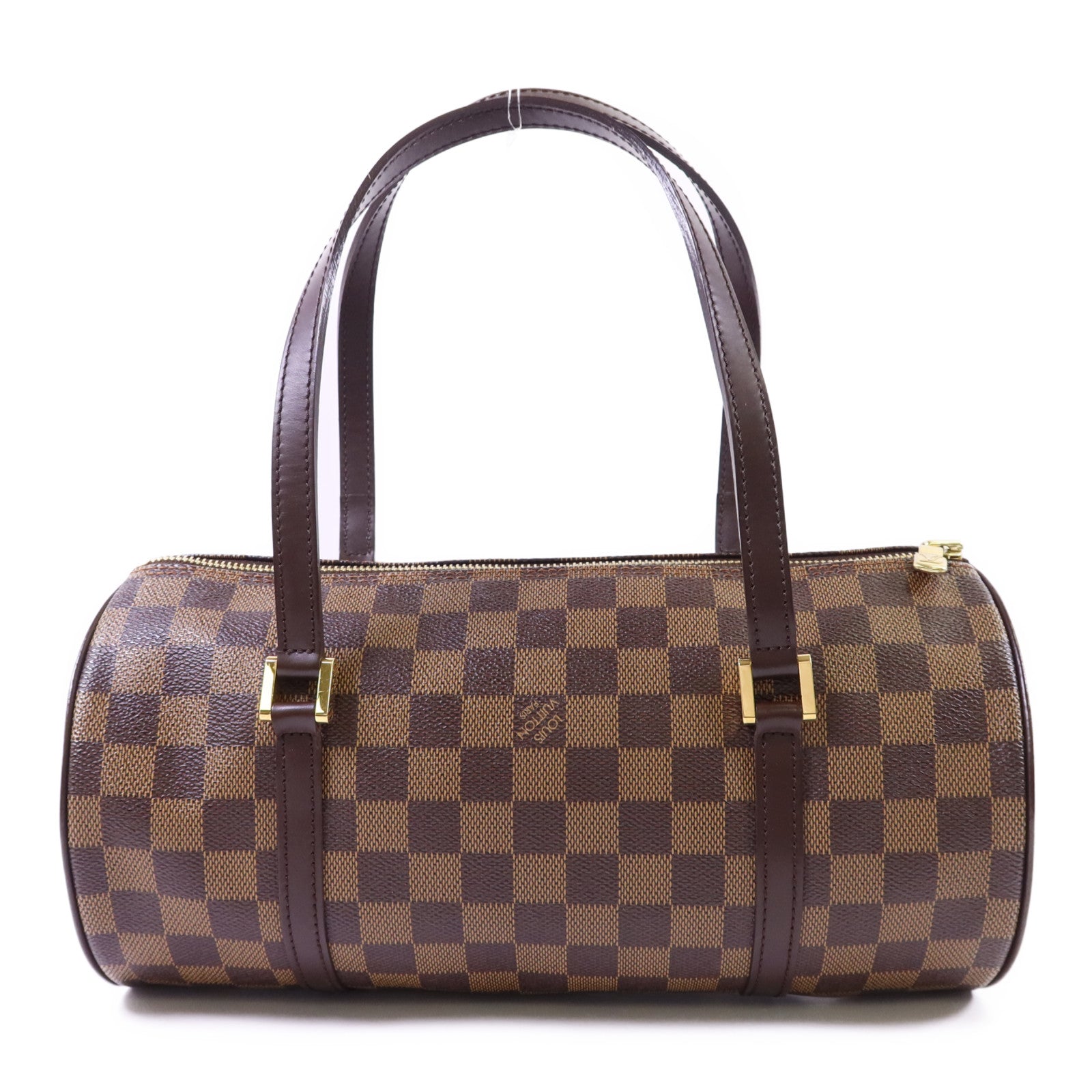 LOUIS VUITTON Damier Papillon GM金扣肩背袋