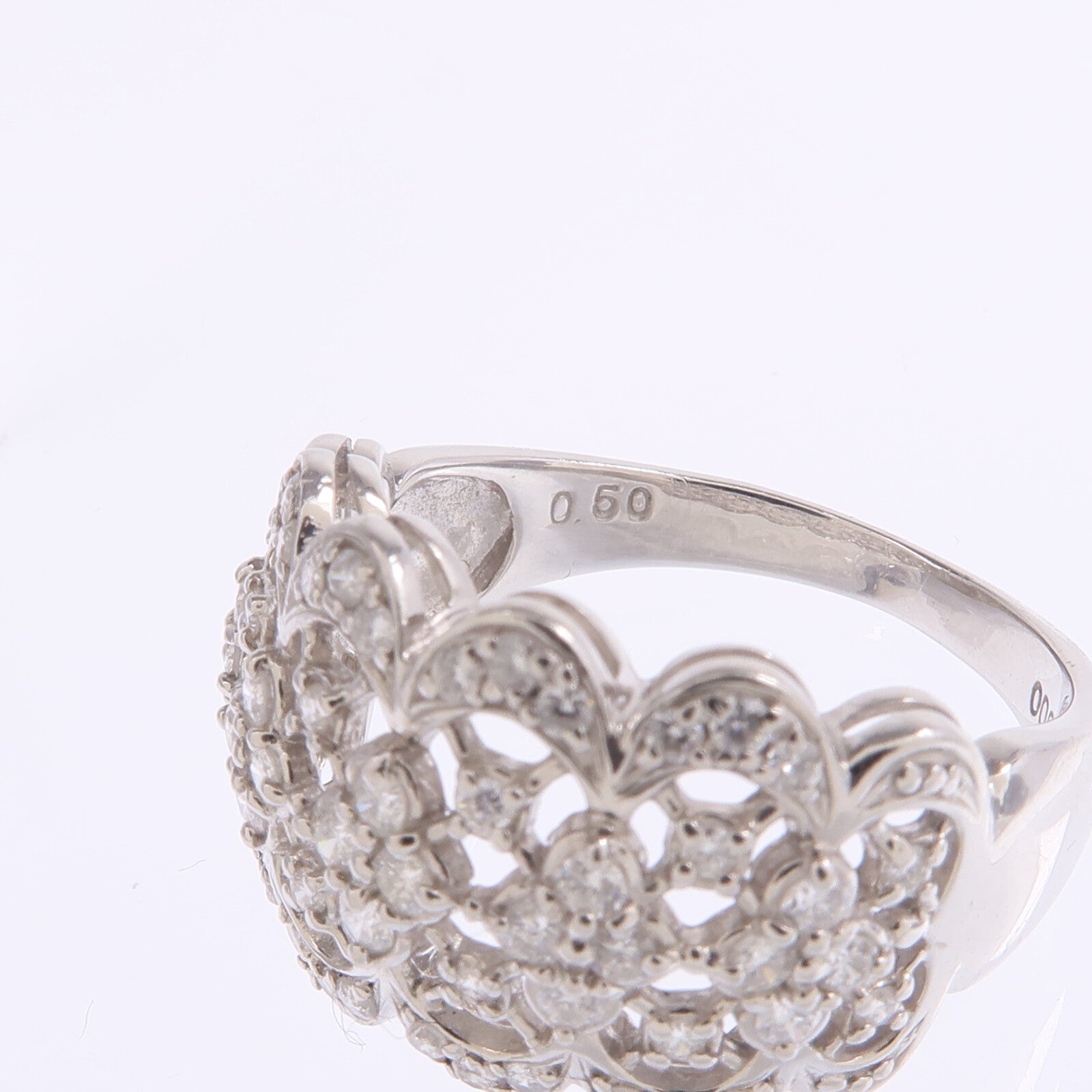 JEWELRY PT900鉑金Diamond Ring鑽石戒指US#6.75