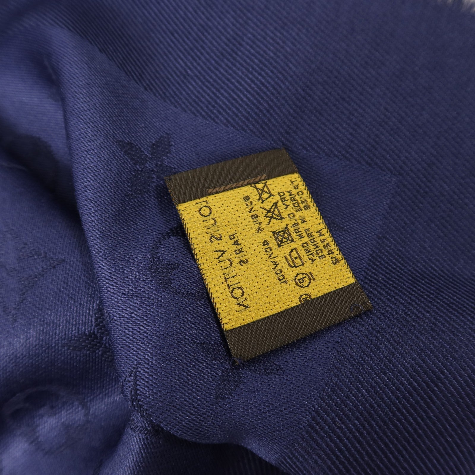 LOUIS VUITTON 羊毛/絲質Scarf 140x140絲巾
