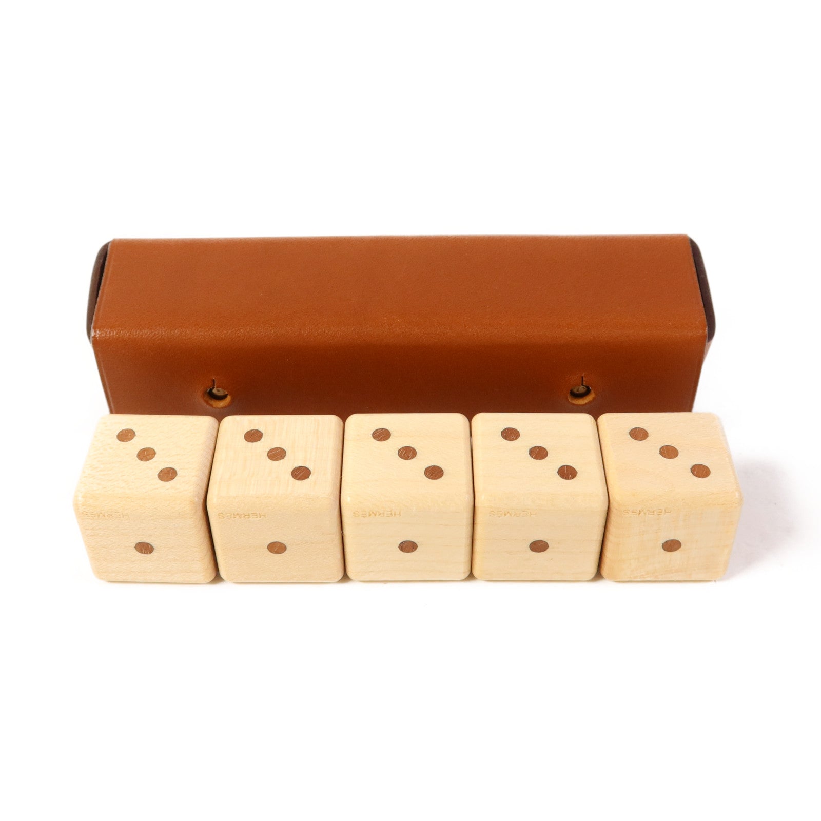 HERMES 木材Declick Dice Game骰子遊戲