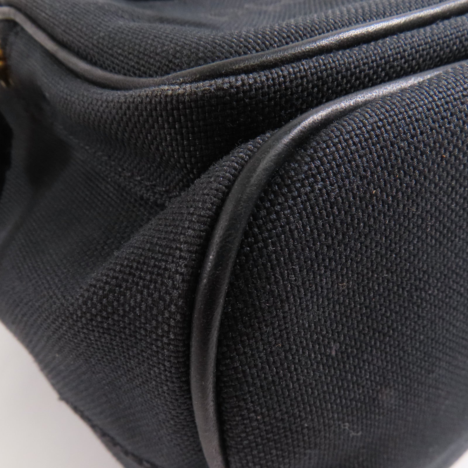 PRADA 帆布2 Way Shoulder金扣手挽肩背兩用袋