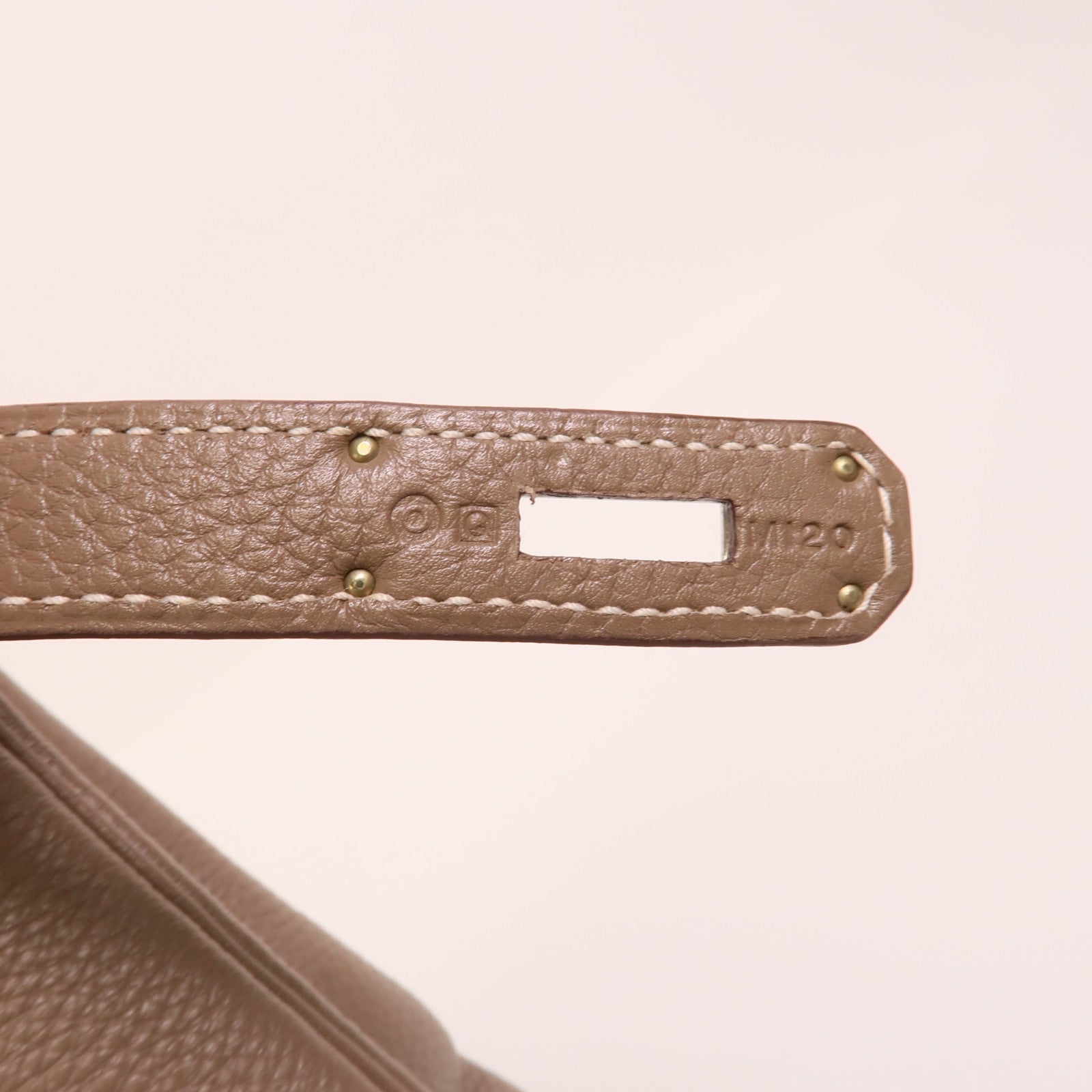 HERMES Togo皮革Kelly 32手挽肩背兩用袋Etoupe
