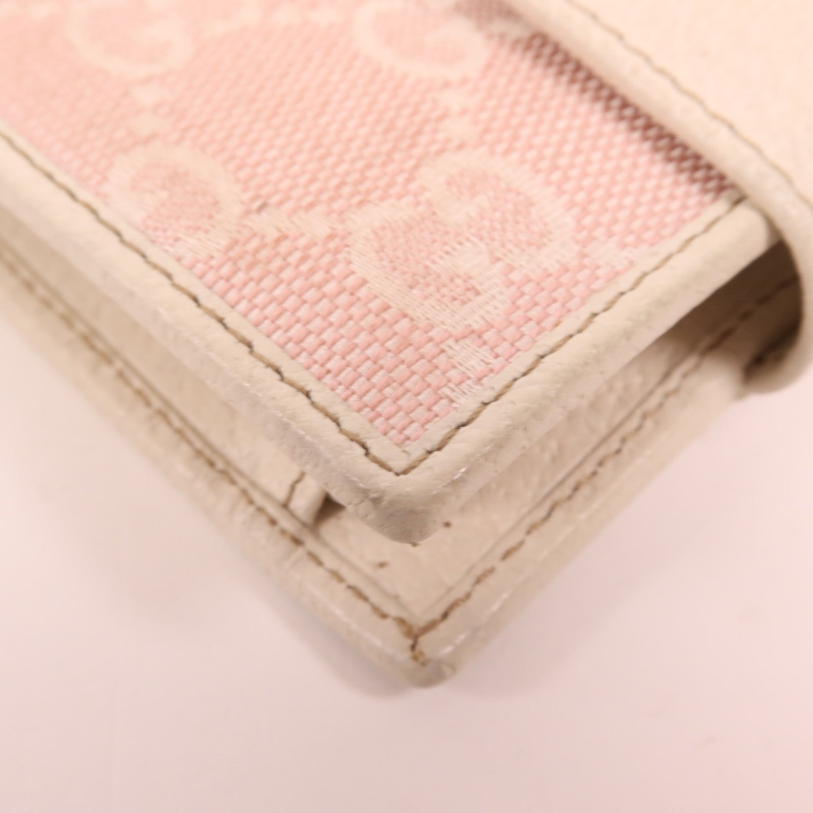 GUCCI 帆布Wallet銀扣錢包