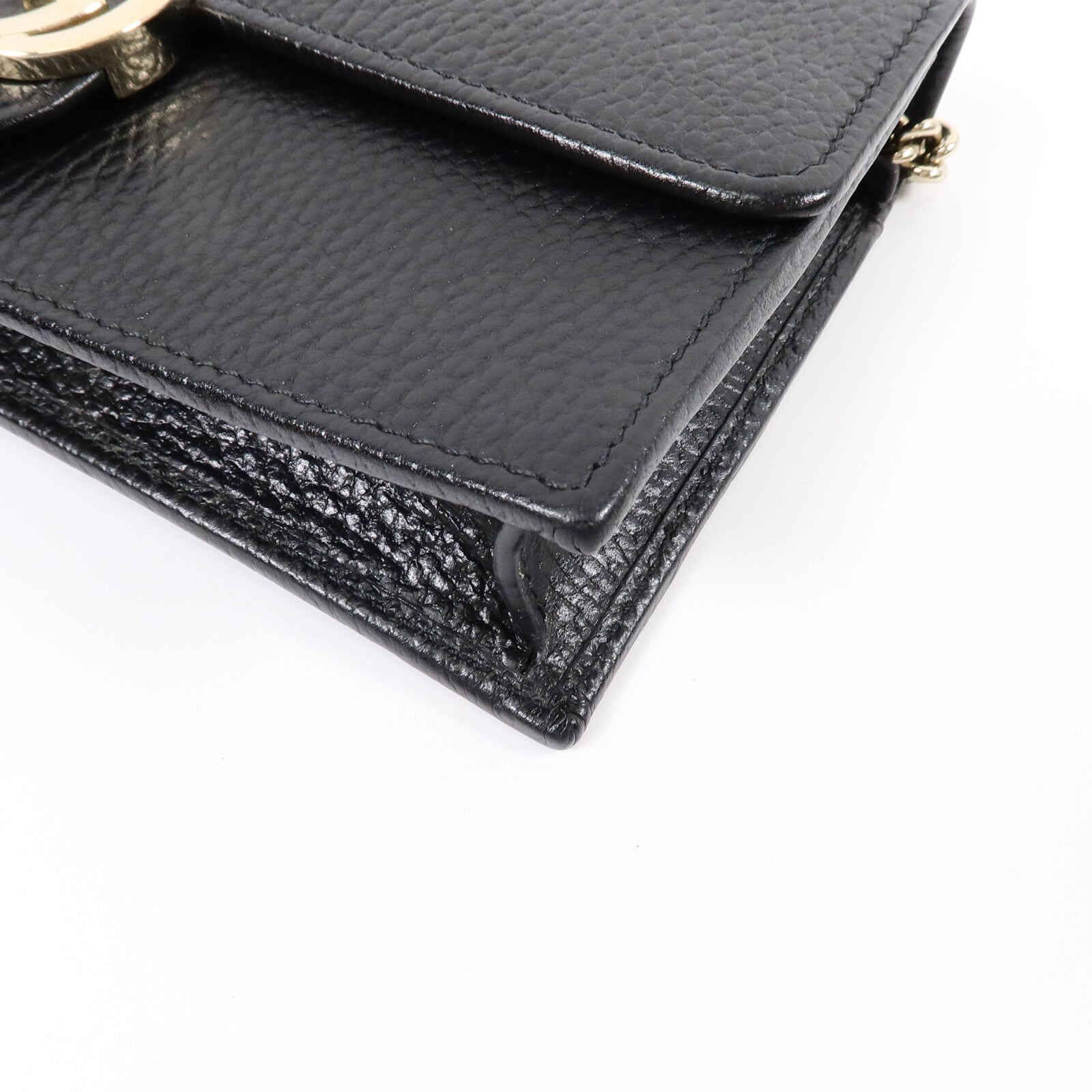 GUCCI 牛皮皮革Chain Shoulder Bag鏈帶肩背袋