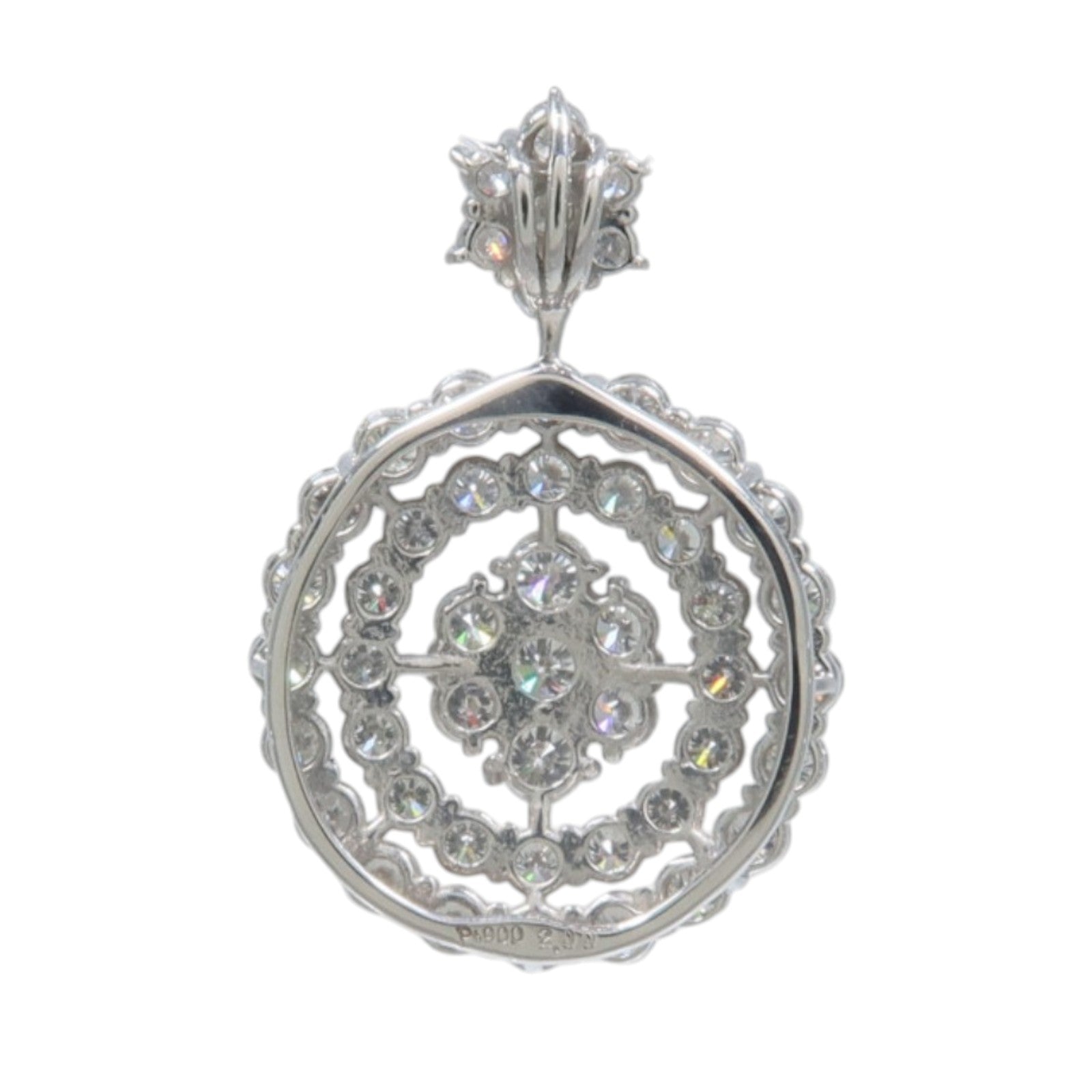 JEWELRY PT900鉑金Diamond Pendant鑽石吊墜