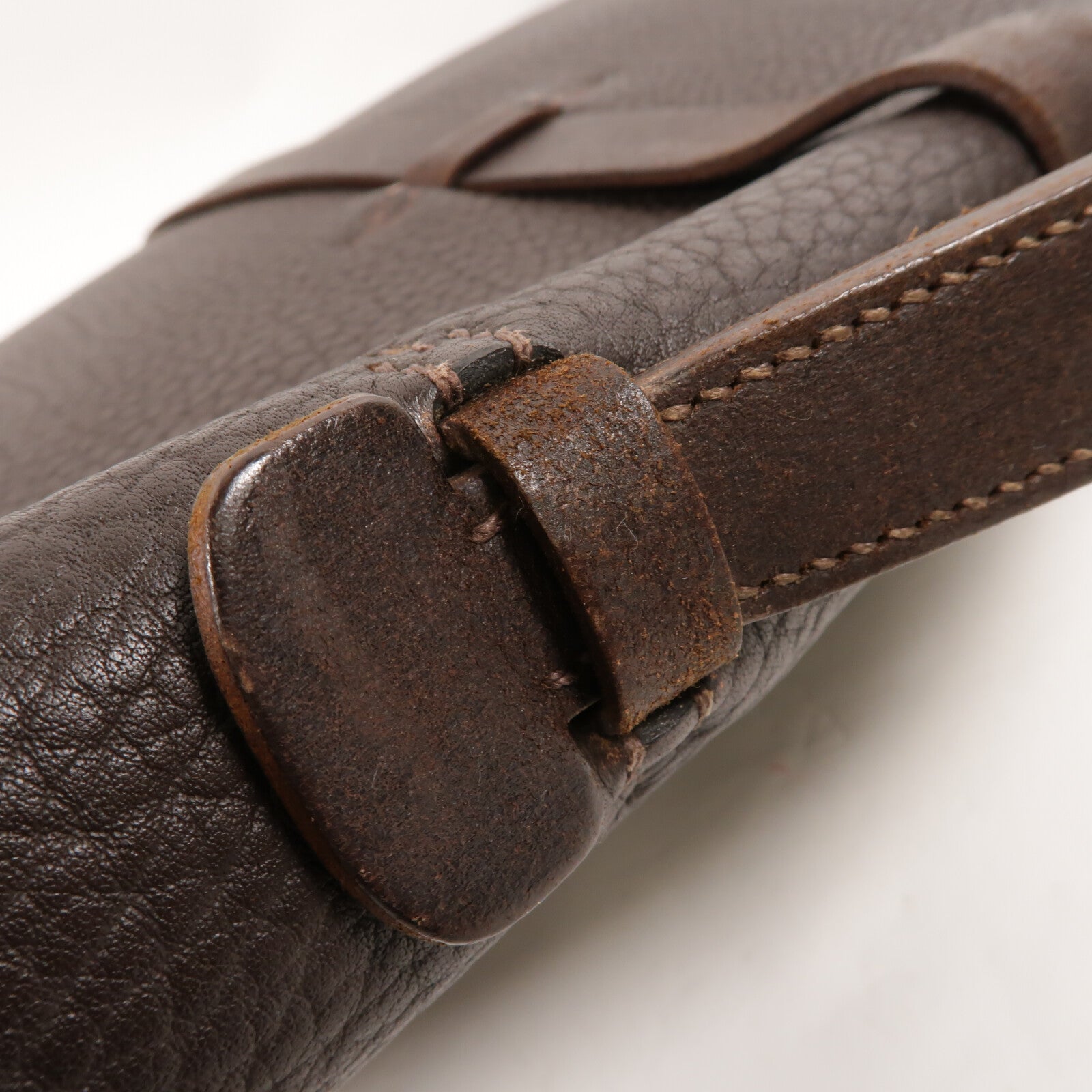 HERMES Togo皮革Etriviere II手挽袋Ebene